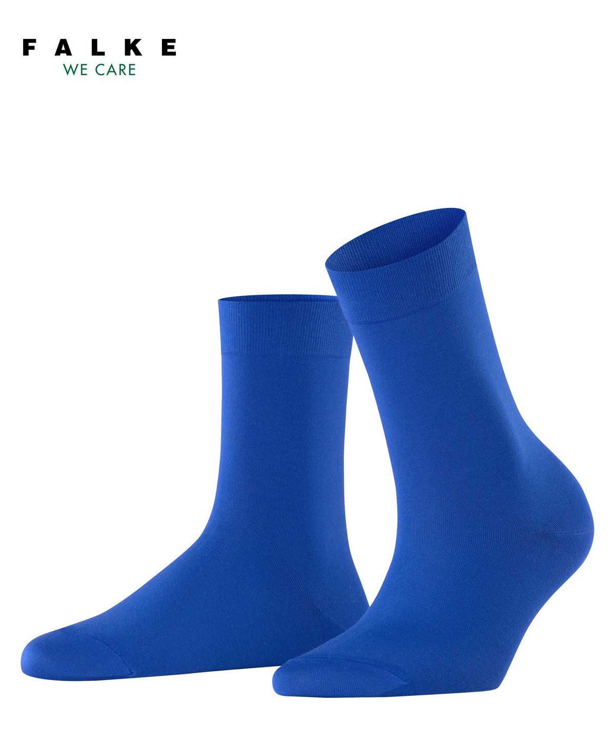 Skarpetki Falke Cotton Touch Socks Damskie Niebieskie | OUZEAN-938