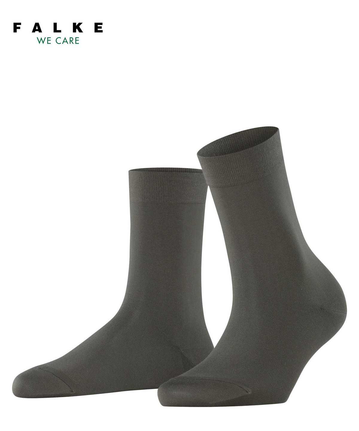 Skarpetki Falke Cotton Touch Socks Damskie Zielone | SMPNWG-473