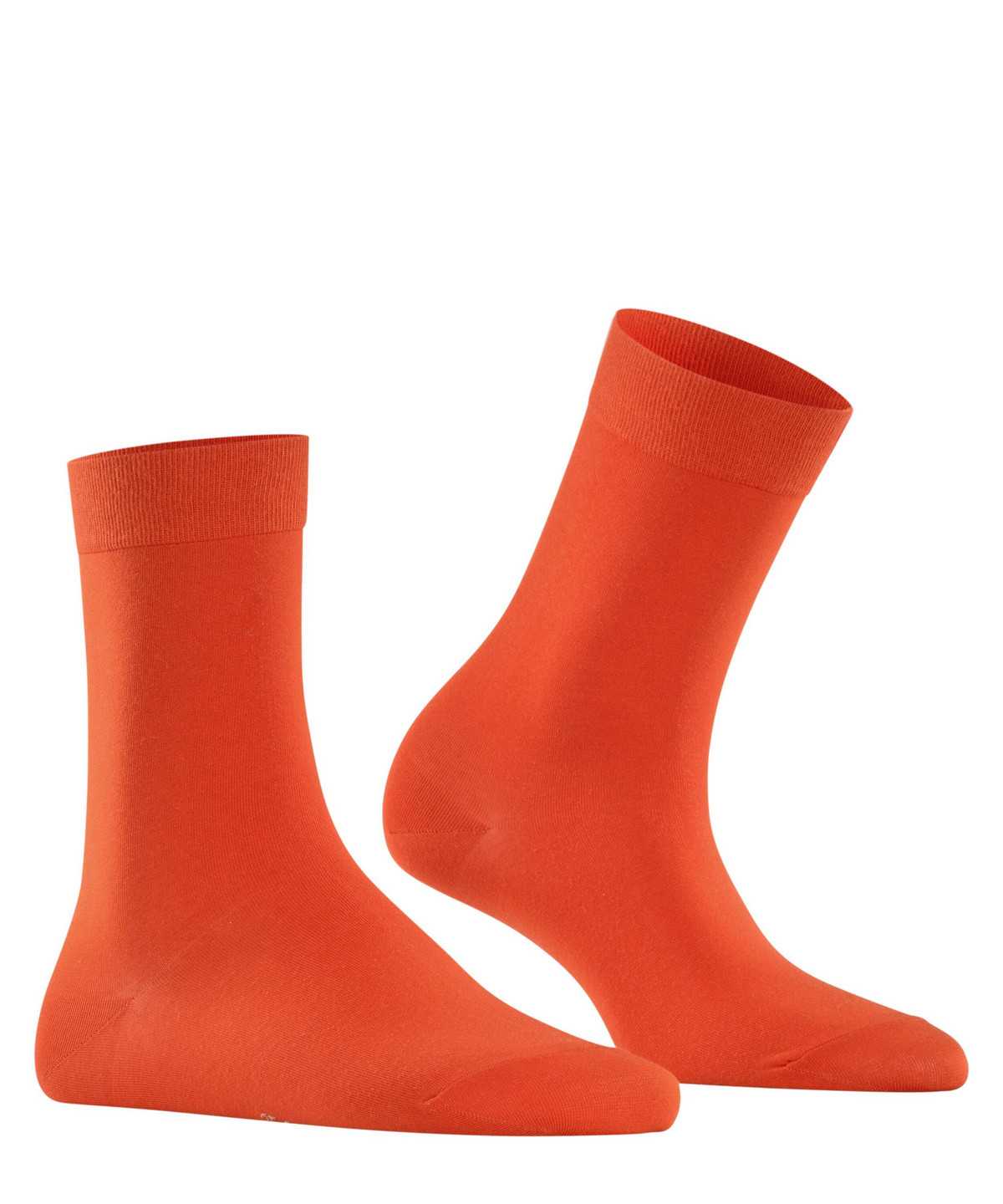 Skarpetki Falke Cotton Touch Socks Damskie Pomarańczowe | RMEPFD-581