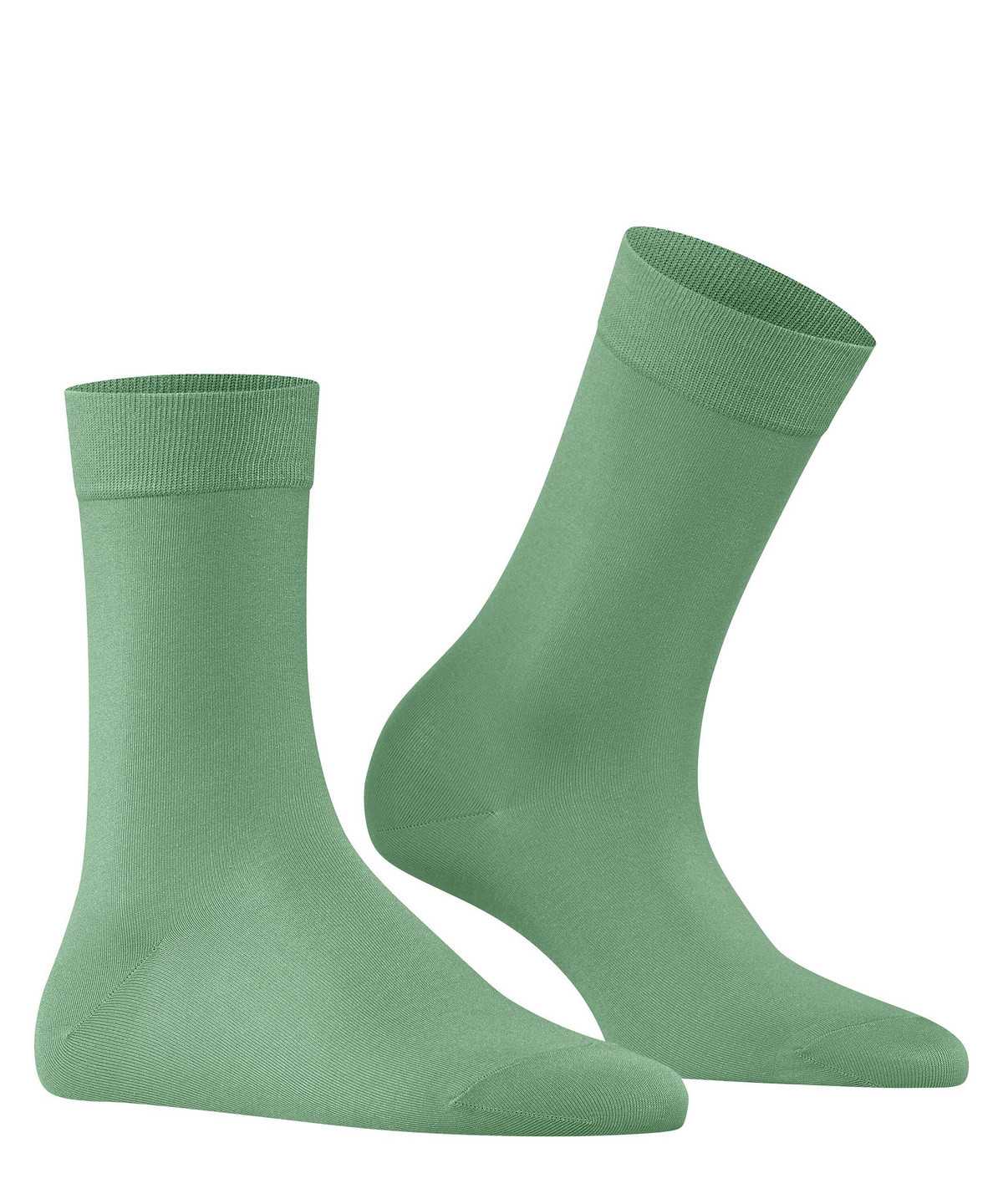 Skarpetki Falke Cotton Touch Socks Damskie Zielone | DMAYUC-145