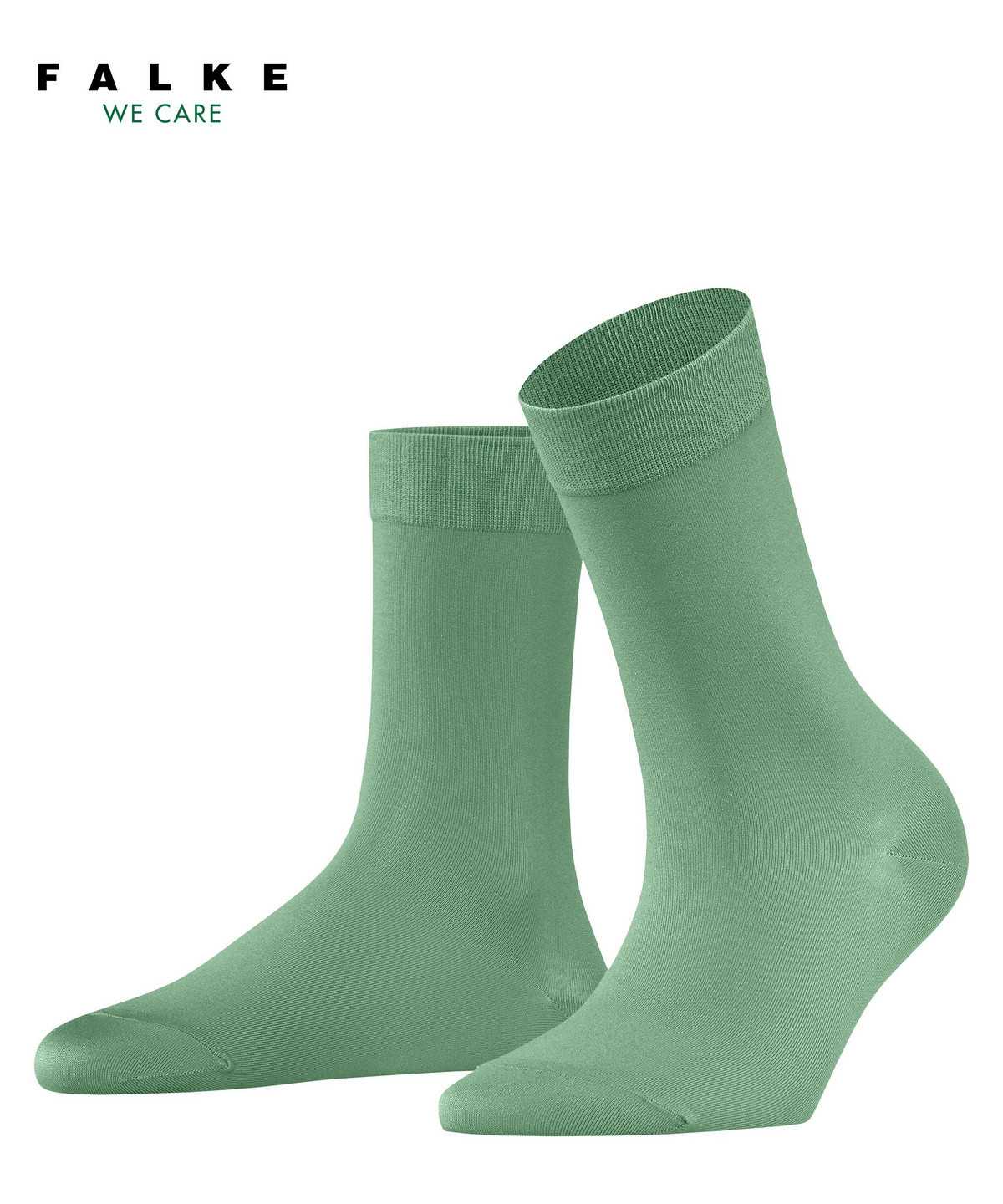 Skarpetki Falke Cotton Touch Socks Damskie Zielone | DMAYUC-145