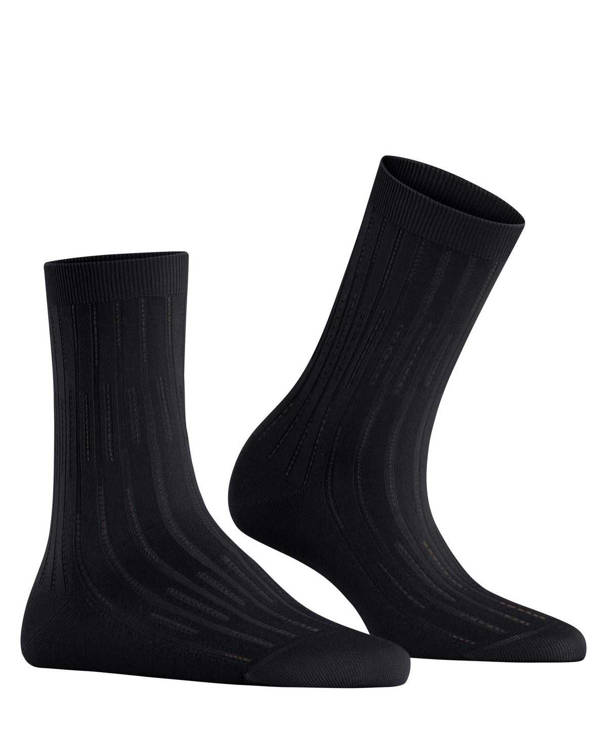 Skarpetki Falke Dash Rib Socks Damskie Czarne | EVPYWA-589