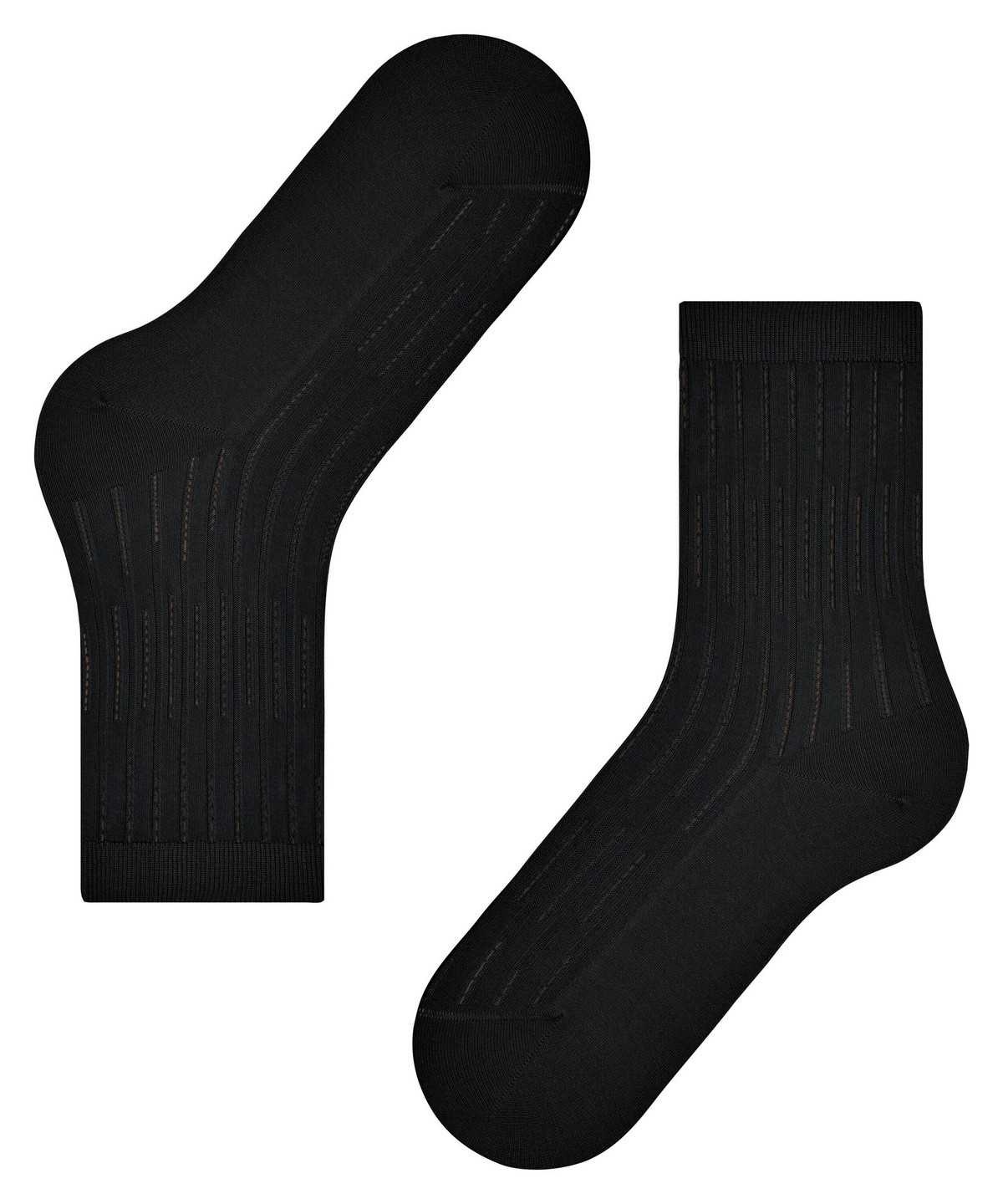 Skarpetki Falke Dash Rib Socks Damskie Czarne | EVPYWA-589