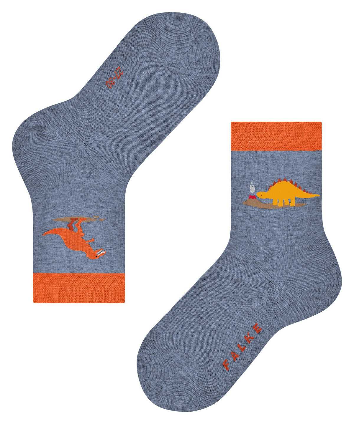 Skarpetki Falke Dinosaurs Socks Dziecięce Niebieskie | PNEHUT-956