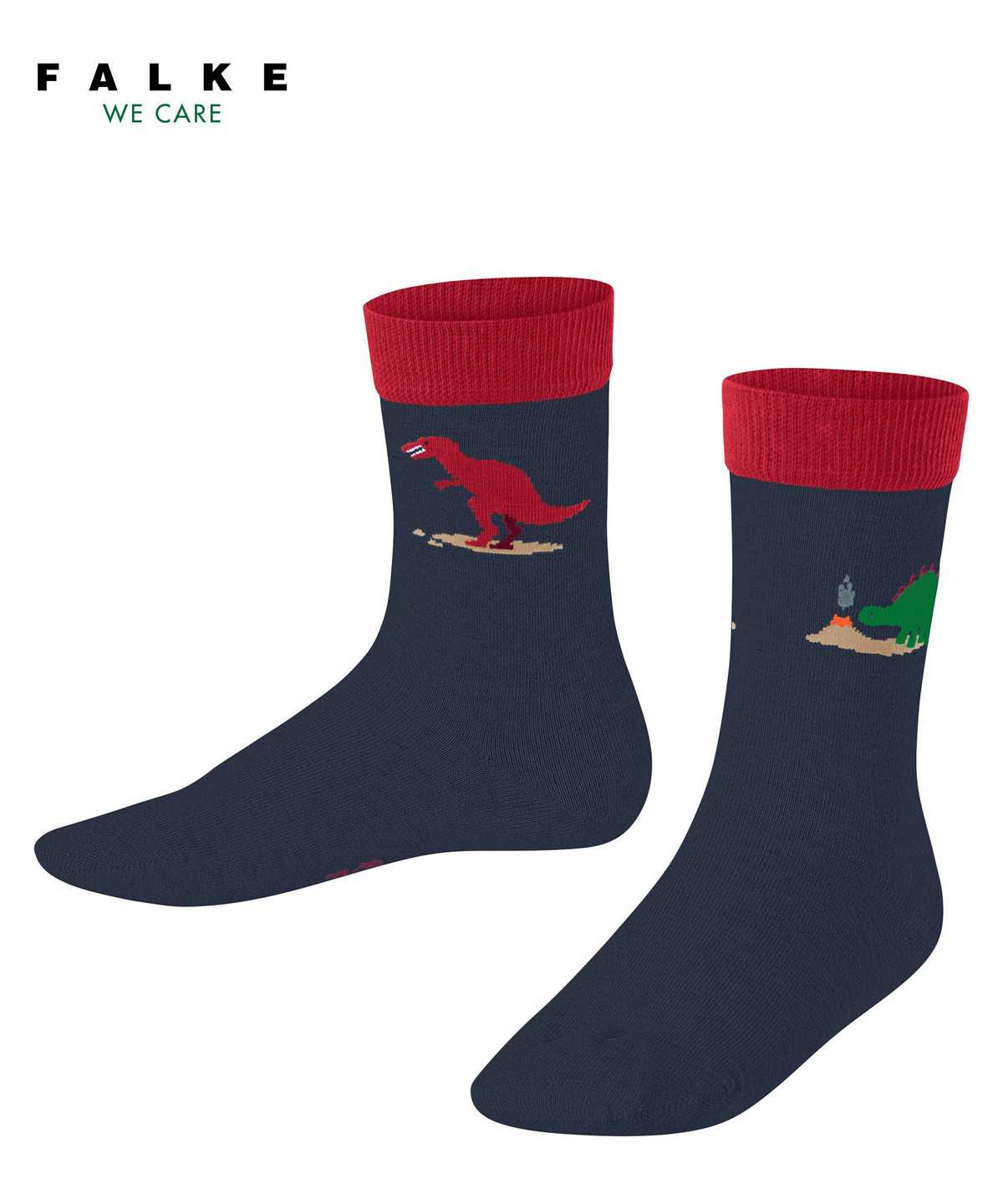 Skarpetki Falke Dinosaurs Socks Dziecięce Niebieskie | GEHDOF-958