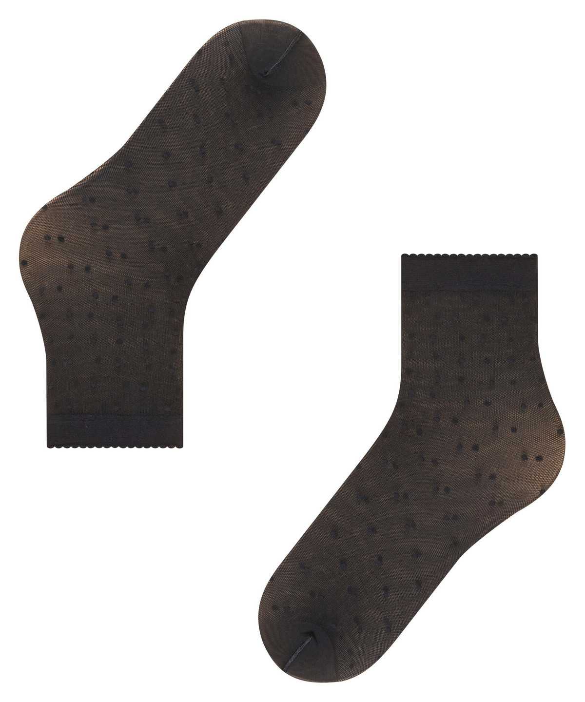 Skarpetki Falke Dot 15 DEN Ankle socks Damskie Czarne | LXEKQG-253