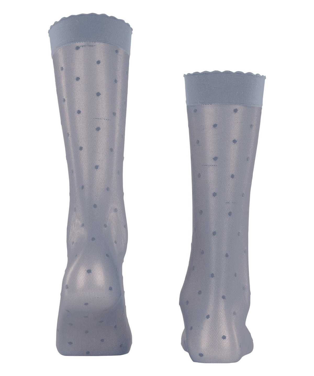 Skarpetki Falke Dot 15 DEN Knee-high Socks Damskie Szare | FBQITD-152