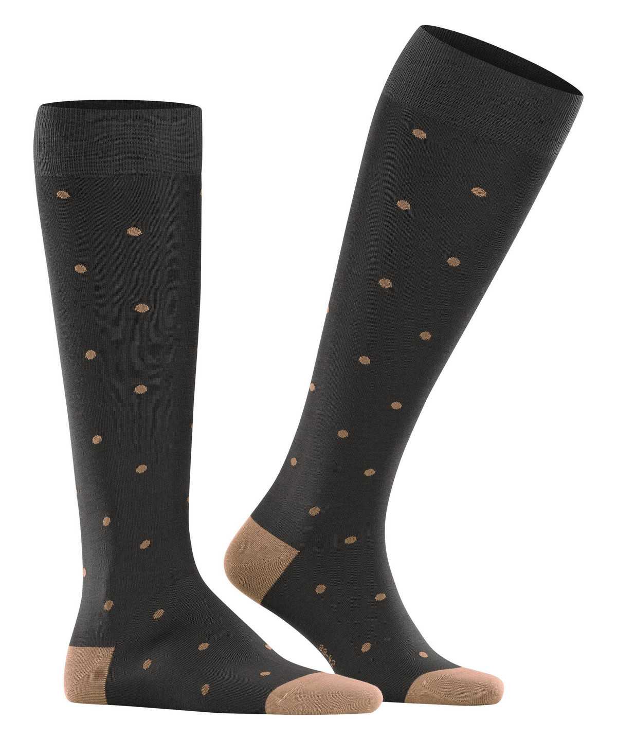 Skarpetki Falke Dot Knee-high Socks Męskie Brązowe | XMVZYW-540