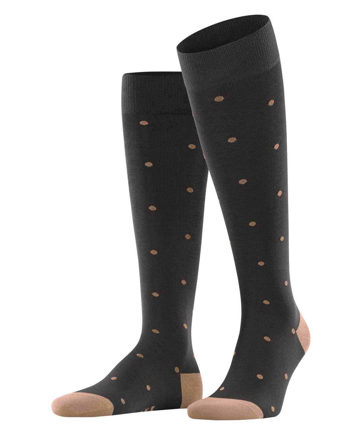 Skarpetki Falke Dot Knee-high Socks Męskie Brązowe | XMVZYW-540