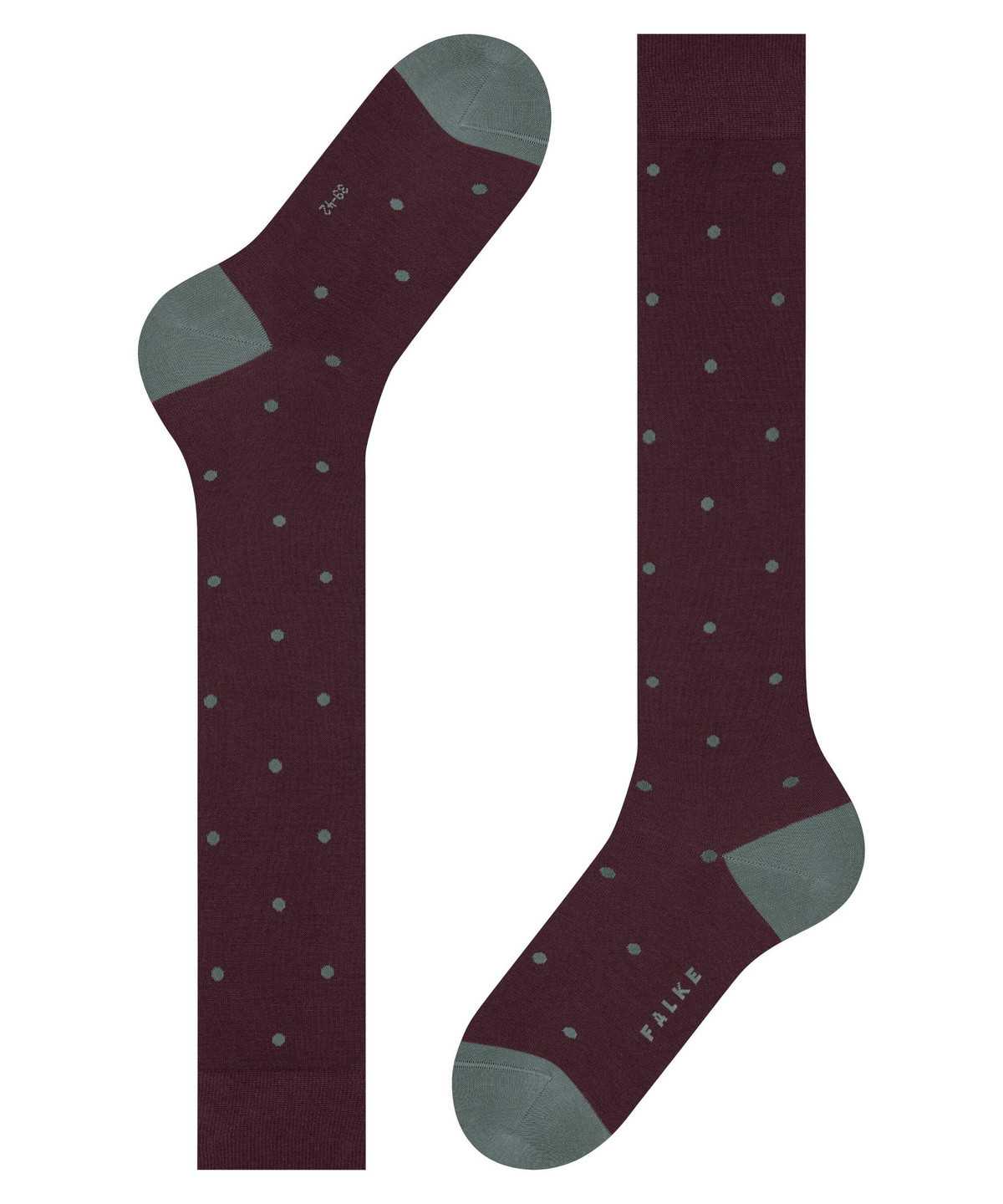 Skarpetki Falke Dot Knee-high Socks Męskie Czerwone | AGIPYO-750