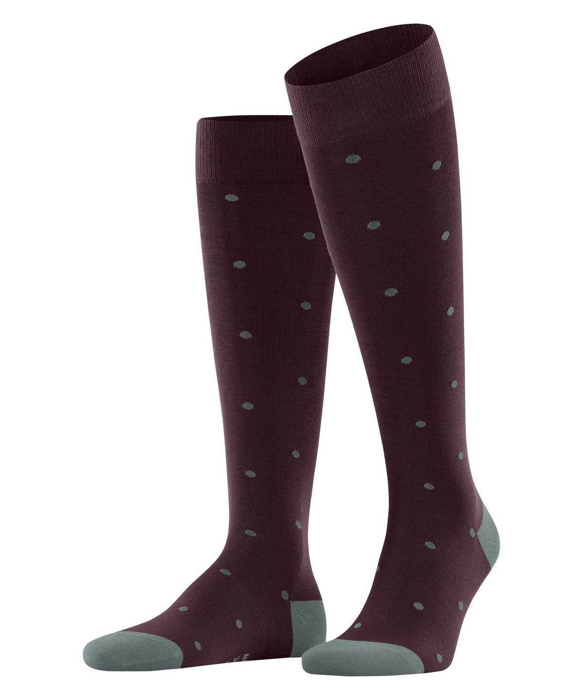 Skarpetki Falke Dot Knee-high Socks Męskie Czerwone | AGIPYO-750