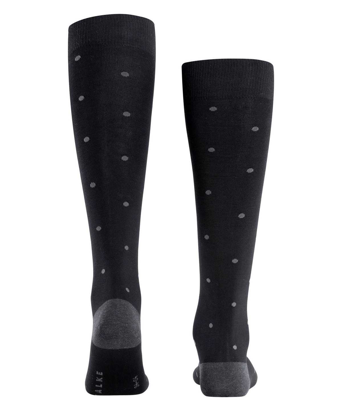 Skarpetki Falke Dot Knee-high Socks Męskie Szare | TLJCOF-745