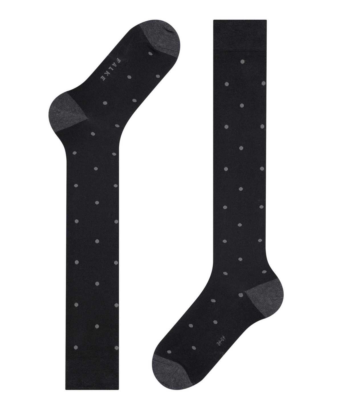 Skarpetki Falke Dot Knee-high Socks Męskie Szare | TLJCOF-745