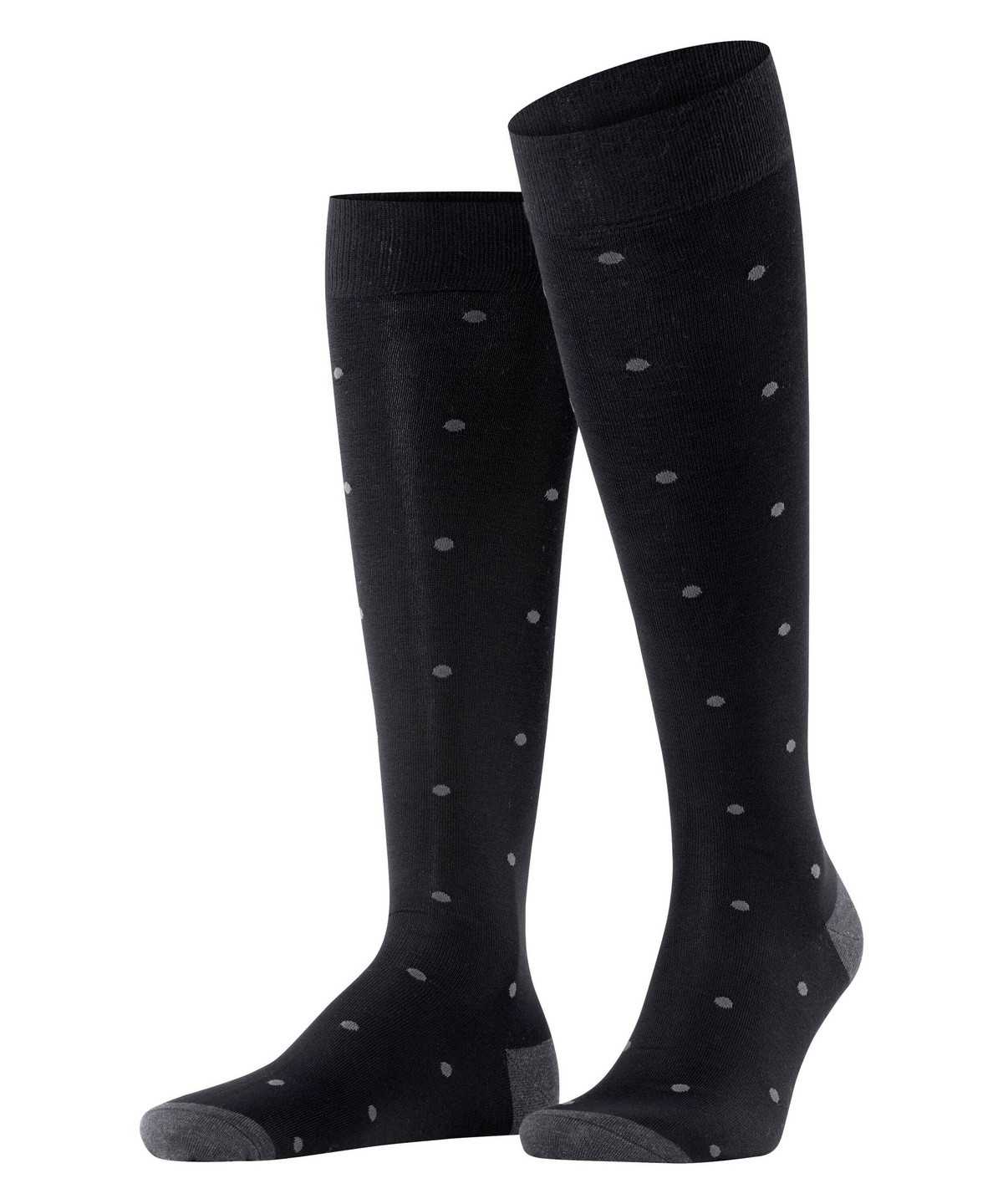 Skarpetki Falke Dot Knee-high Socks Męskie Szare | TLJCOF-745