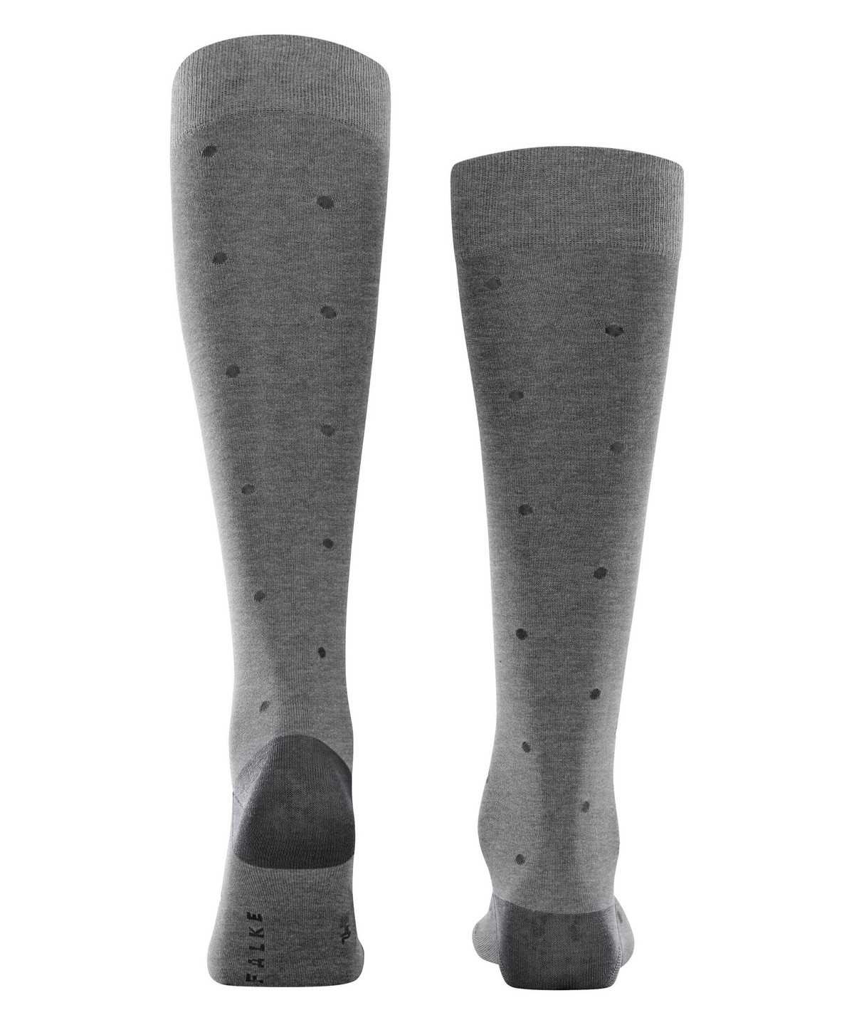 Skarpetki Falke Dot Knee-high Socks Męskie Szare | MXENHJ-401