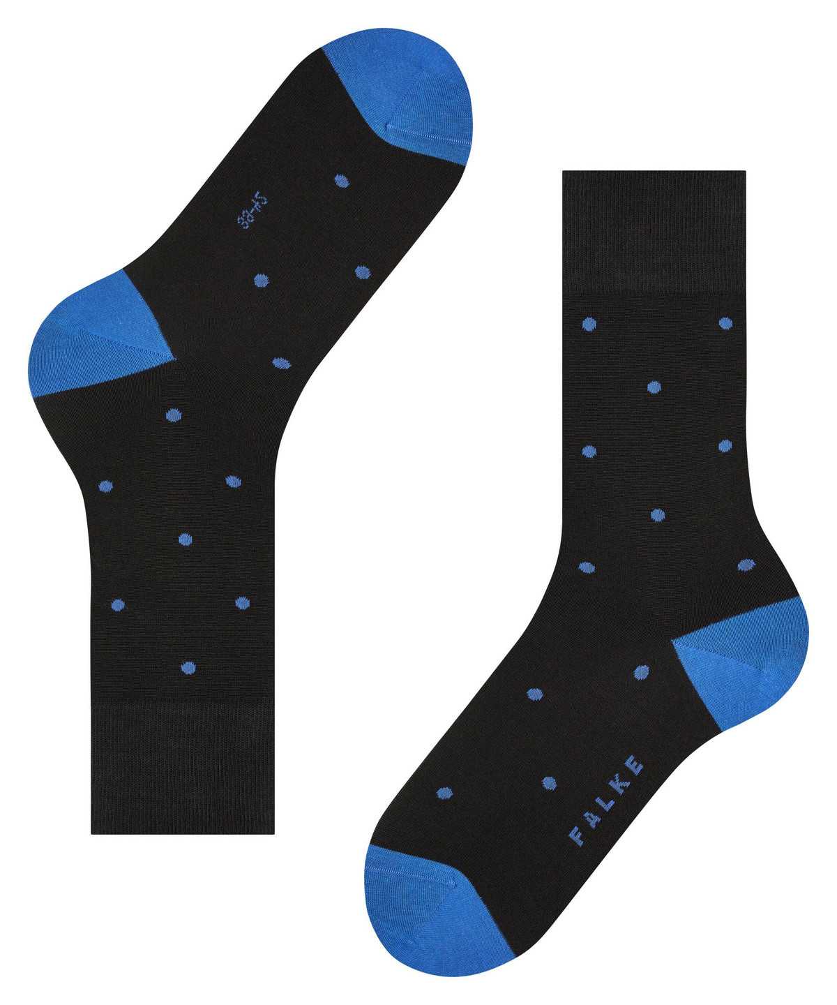 Skarpetki Falke Dot Socks Męskie Czarne | PCGHUZ-294