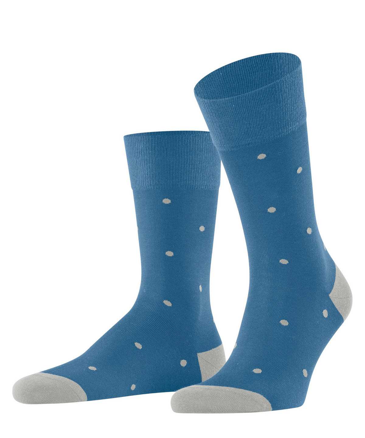 Skarpetki Falke Dot Socks Męskie Niebieskie | NMPBVK-463