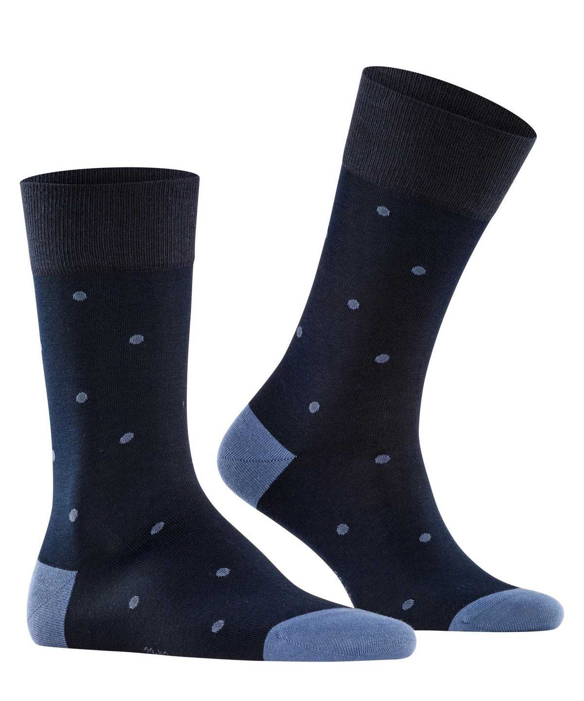 Skarpetki Falke Dot Socks Męskie Niebieskie | YBECKN-693