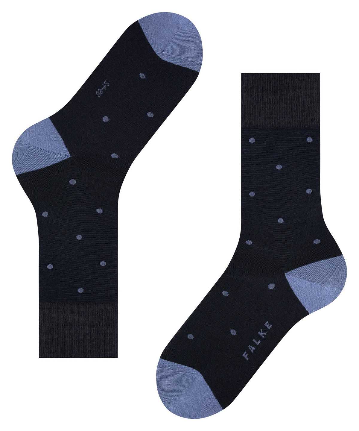 Skarpetki Falke Dot Socks Męskie Niebieskie | YBECKN-693