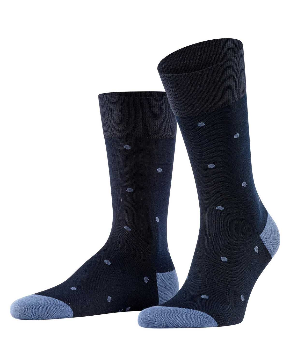 Skarpetki Falke Dot Socks Męskie Niebieskie | YBECKN-693