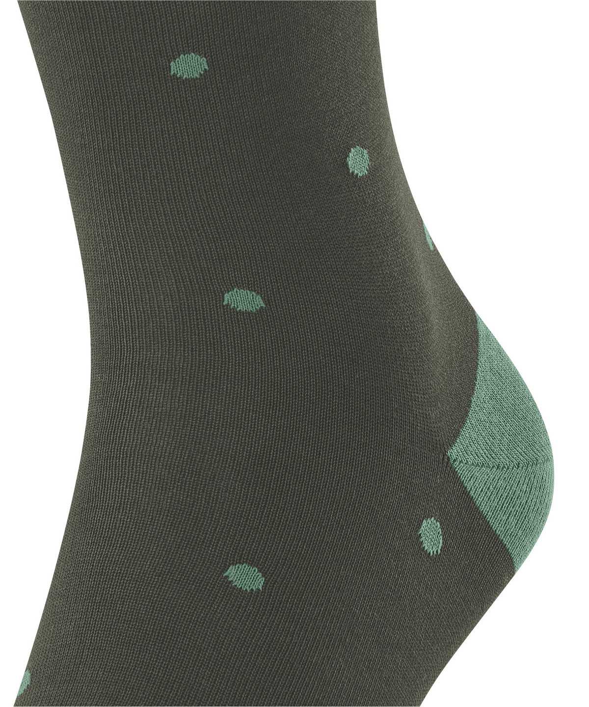 Skarpetki Falke Dot Socks Męskie Zielone | SBJLFE-306