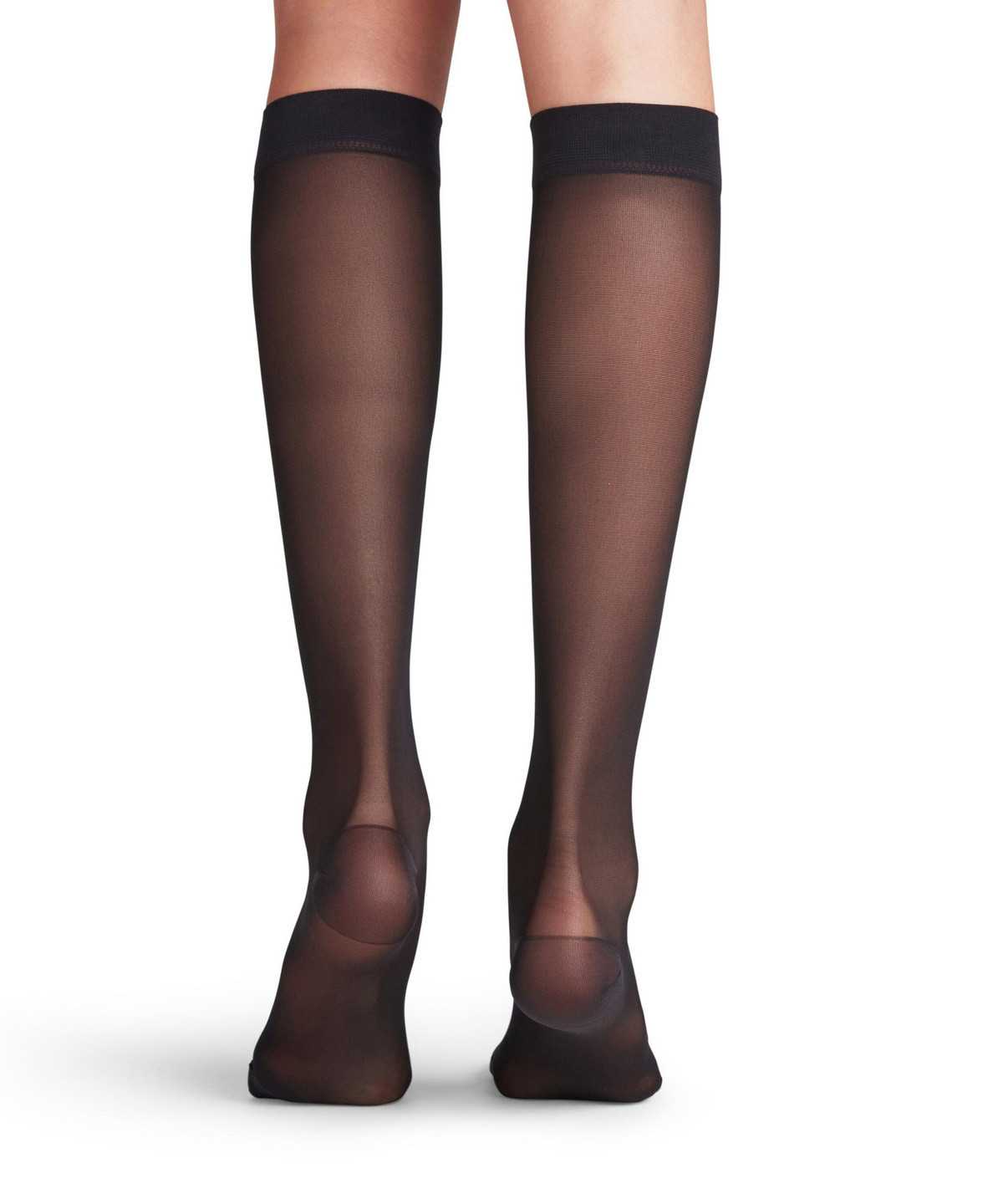 Skarpetki Falke Energize 30 DEN Knee-high Socks Damskie Czarne | OMXBZW-817