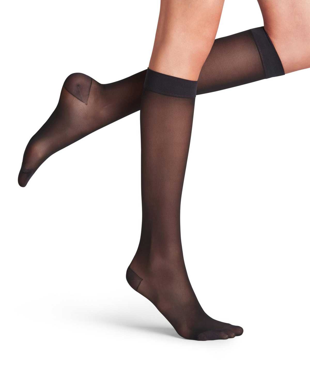 Skarpetki Falke Energize 30 DEN Knee-high Socks Damskie Czarne | OMXBZW-817