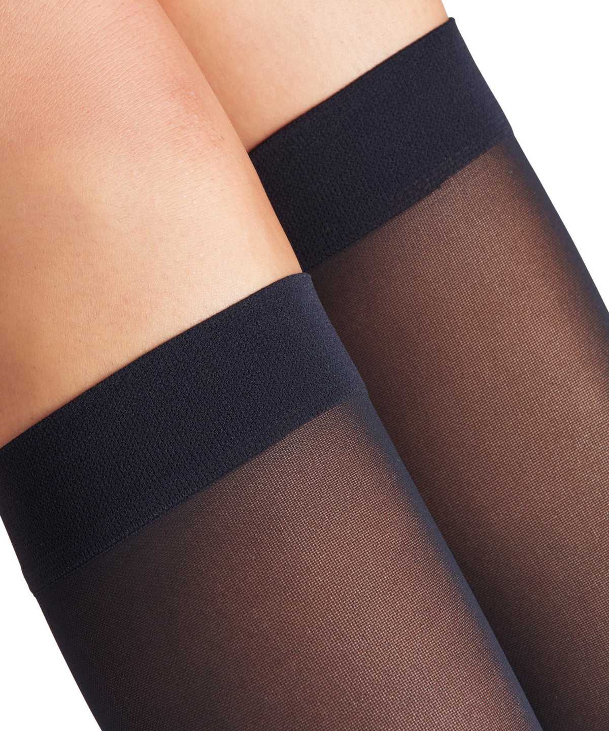 Skarpetki Falke Energize 30 DEN Knee-high Socks Damskie Niebieskie | GPCLDM-217