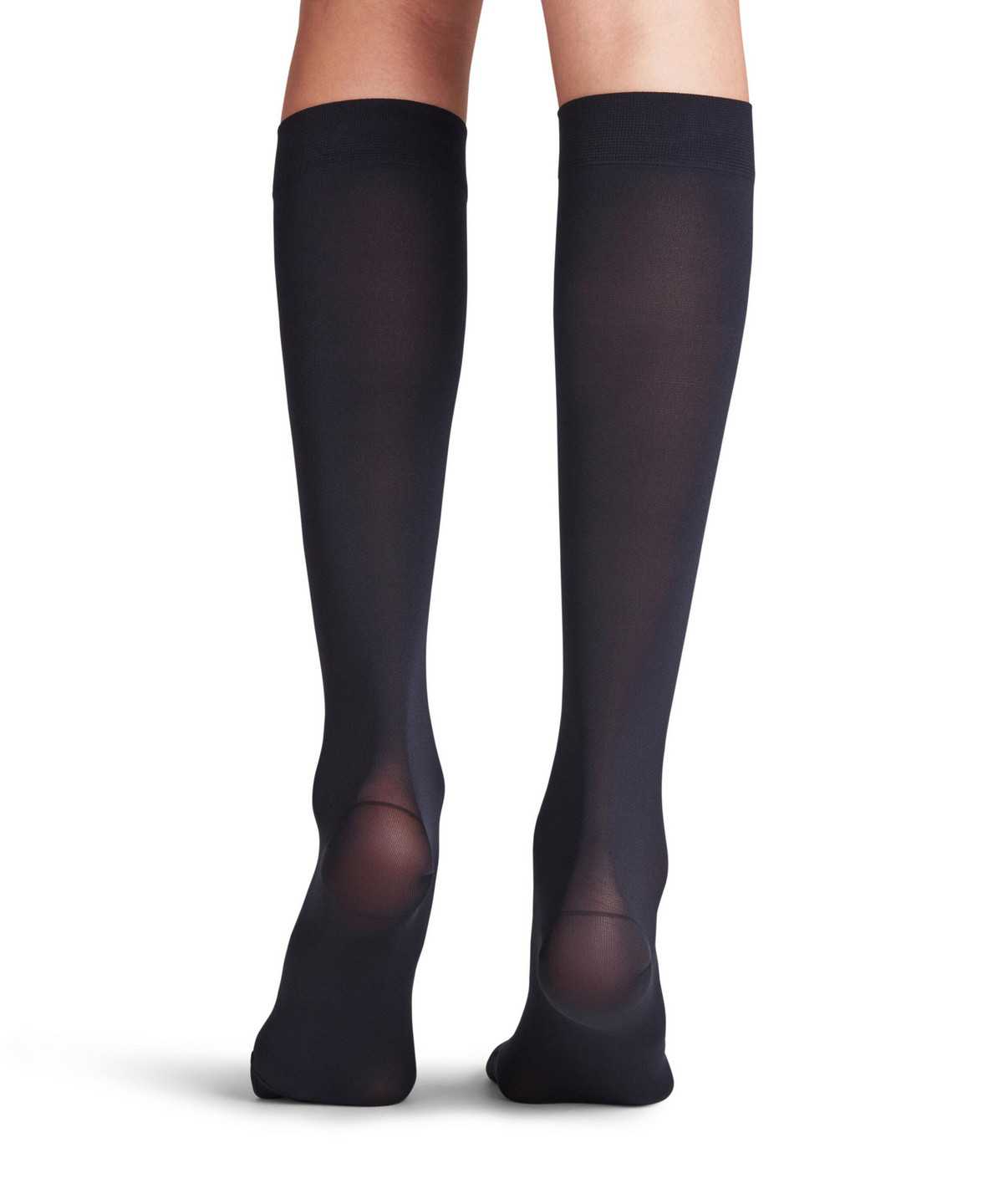 Skarpetki Falke Energize 50 DEN Knee-high Socks Damskie Niebieskie | OCPQMG-590