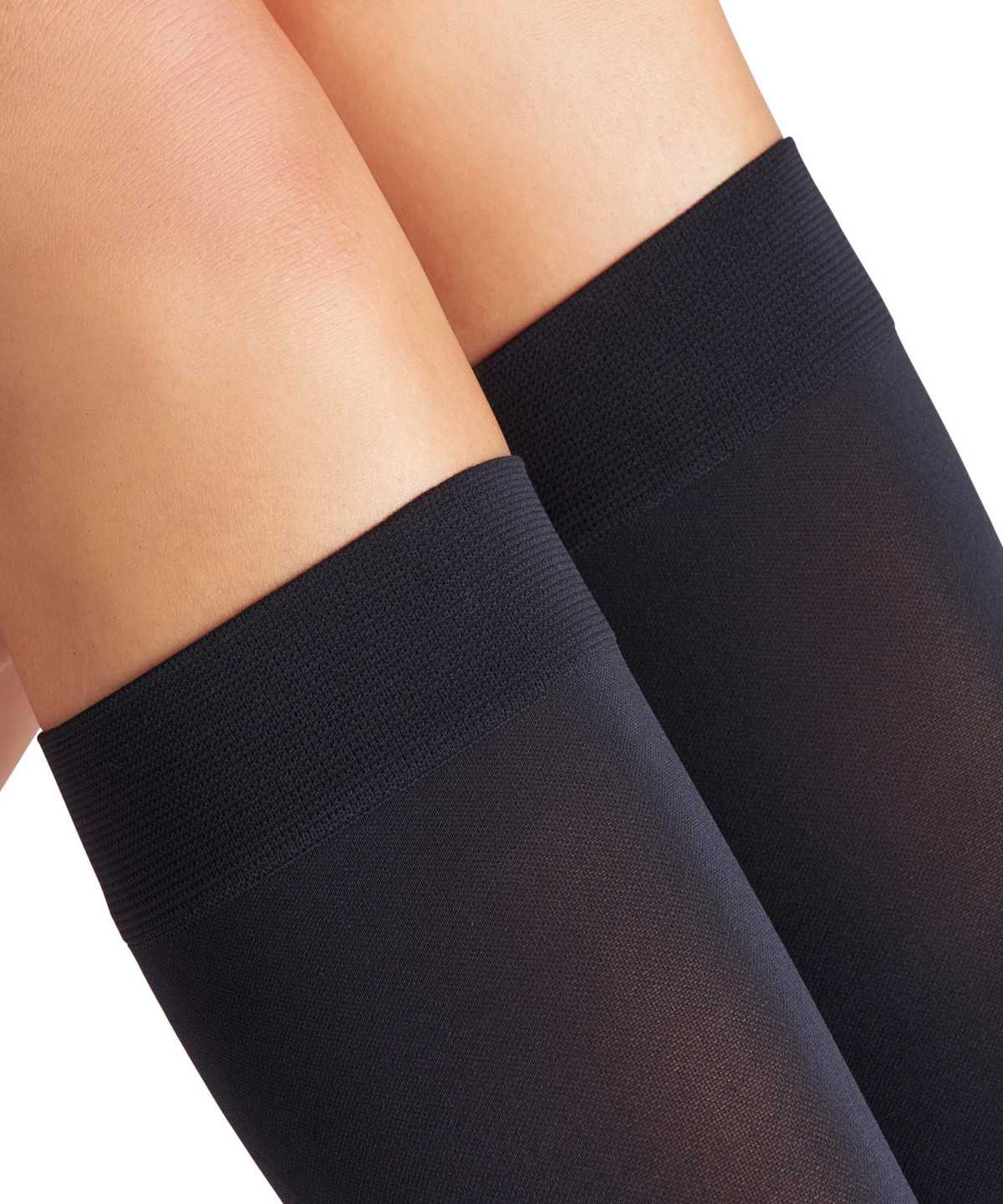 Skarpetki Falke Energize 50 DEN Knee-high Socks Damskie Niebieskie | OCPQMG-590