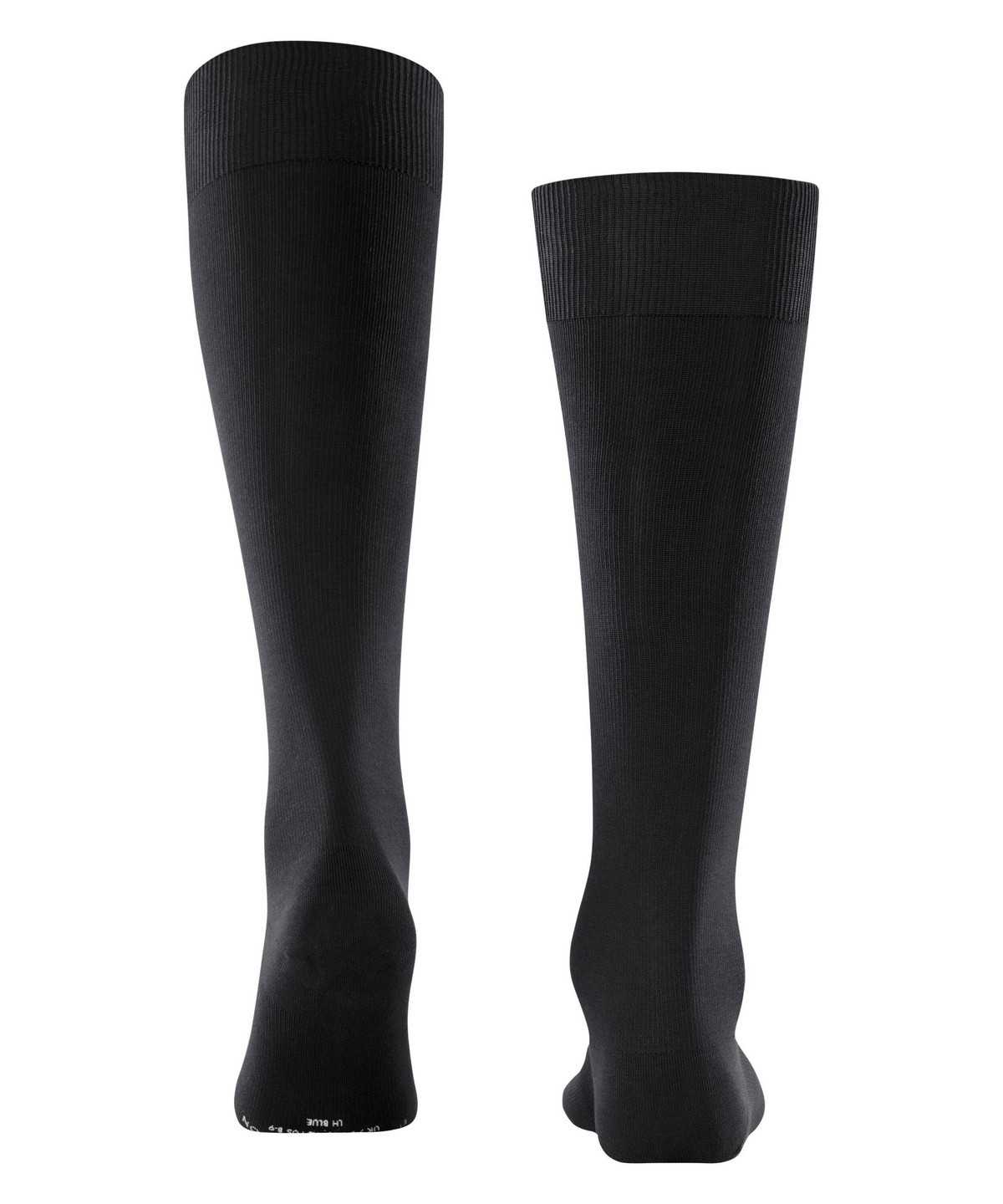 Skarpetki Falke Energizing Cotton Knee-high Socks Męskie Czarne | JQEUTS-514