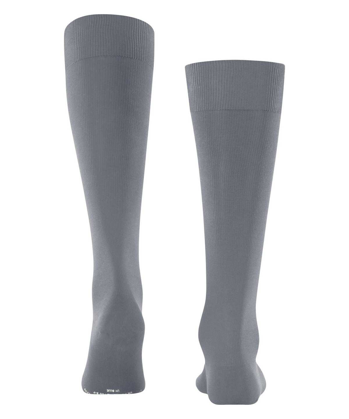 Skarpetki Falke Energizing Cotton Knee-high Socks Męskie Szare | DROHFW-567