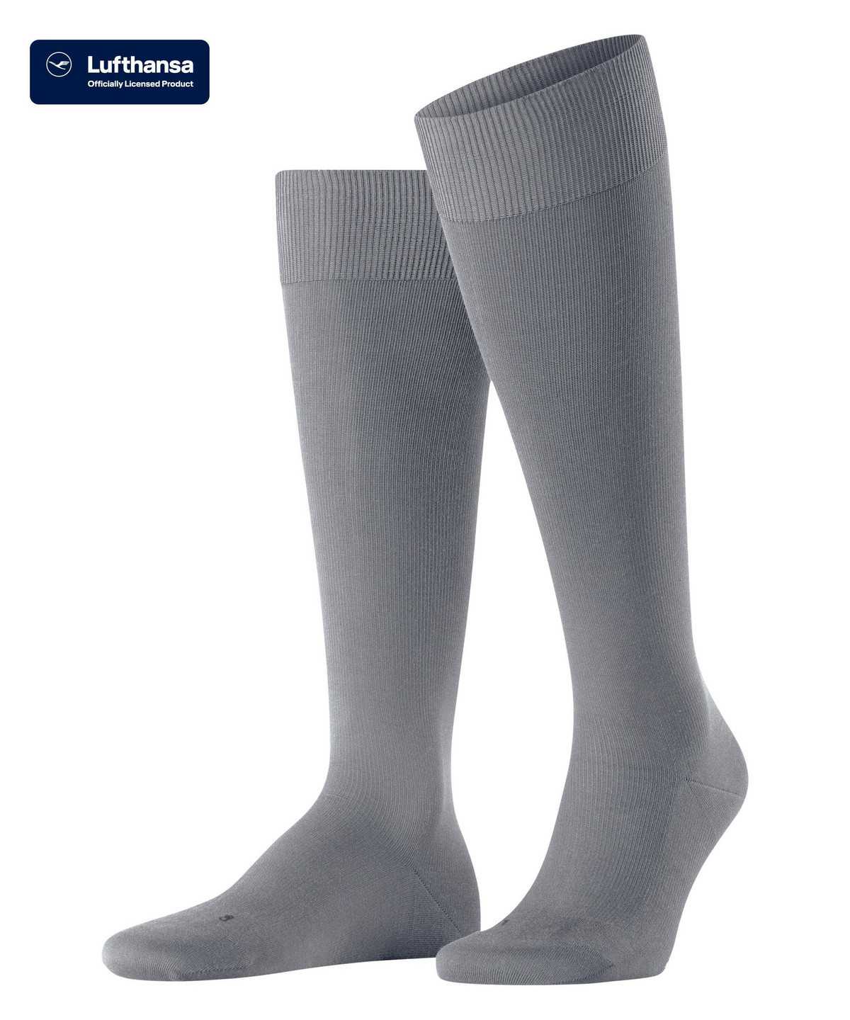 Skarpetki Falke Energizing Cotton Knee-high Socks Męskie Szare | DROHFW-567