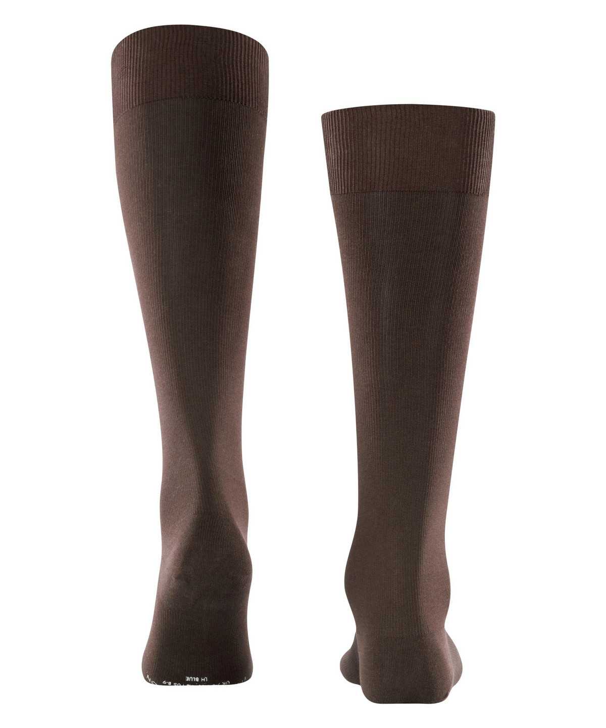 Skarpetki Falke Energizing Cotton Knee-high Socks Męskie Brązowe | TCVGUJ-280