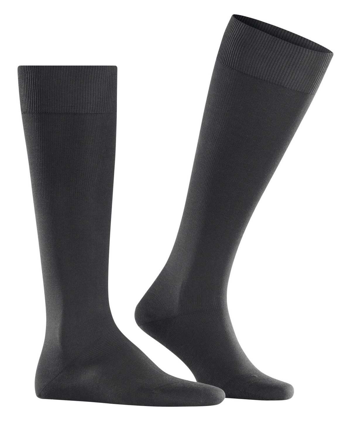 Skarpetki Falke Energizing Cotton Knee-high Socks Męskie Szare | IYENVR-823