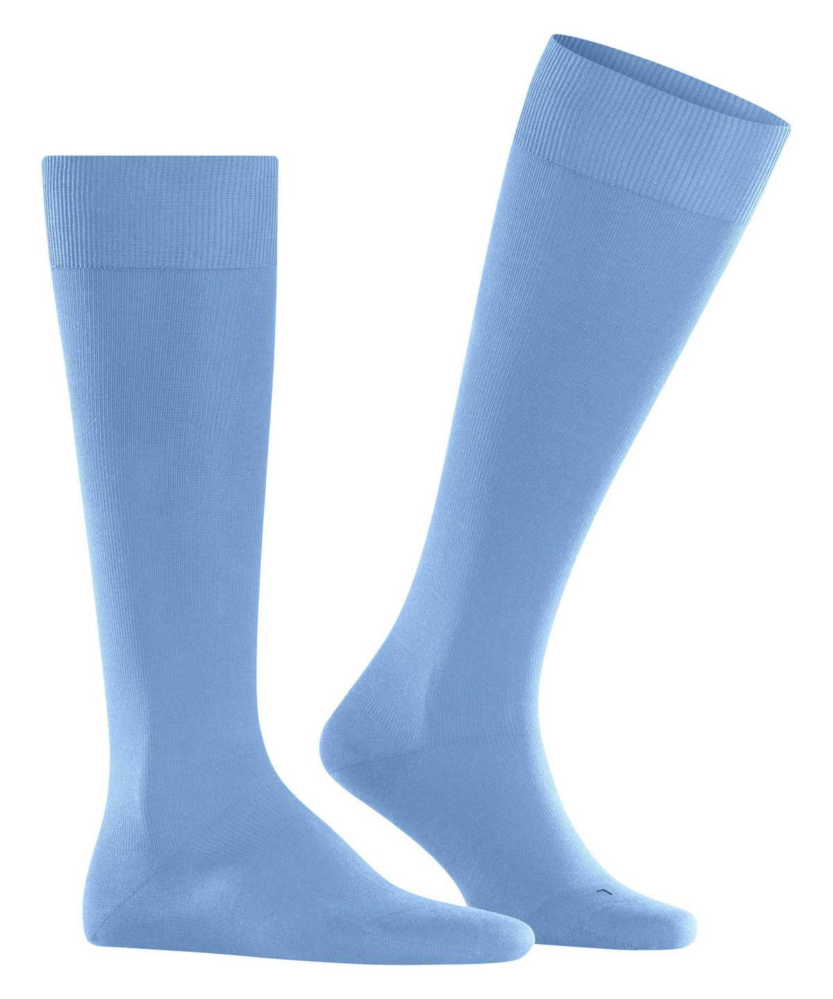 Skarpetki Falke Energizing Cotton Knee-high Socks Męskie Niebieskie | JIOQRS-260