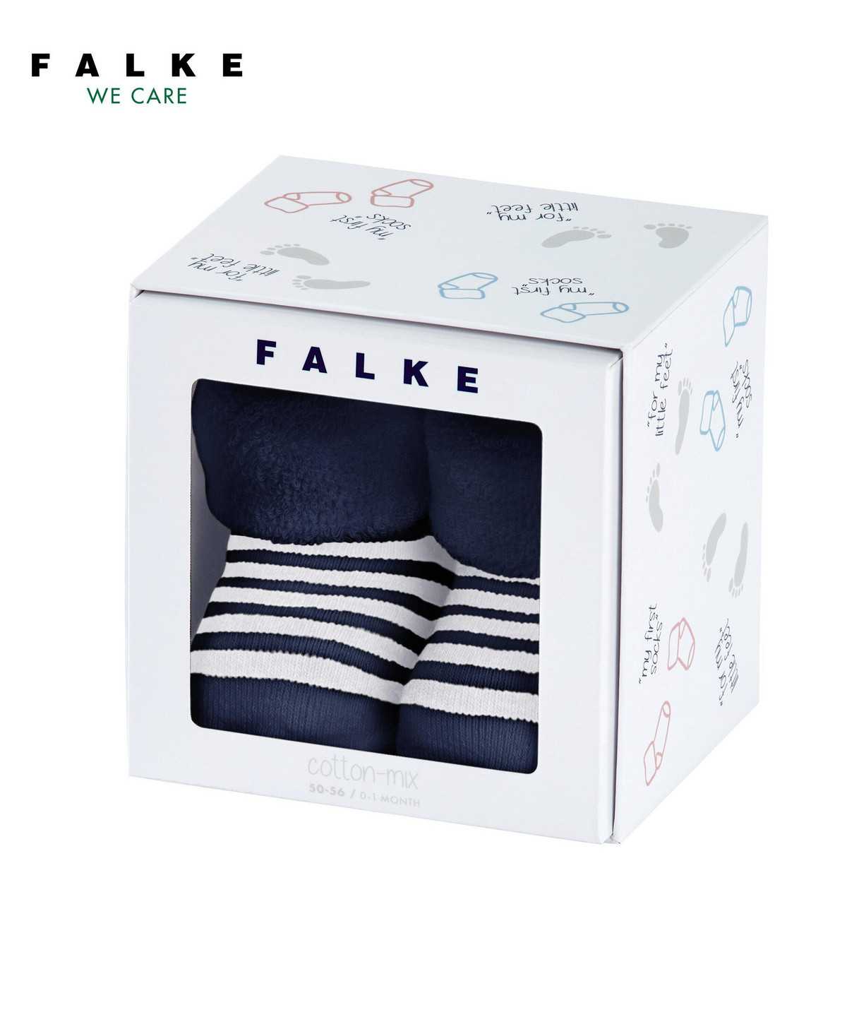 Skarpetki Falke Erstlingsringel Socks Niemowlęce Niebieskie | HXOAYD-839