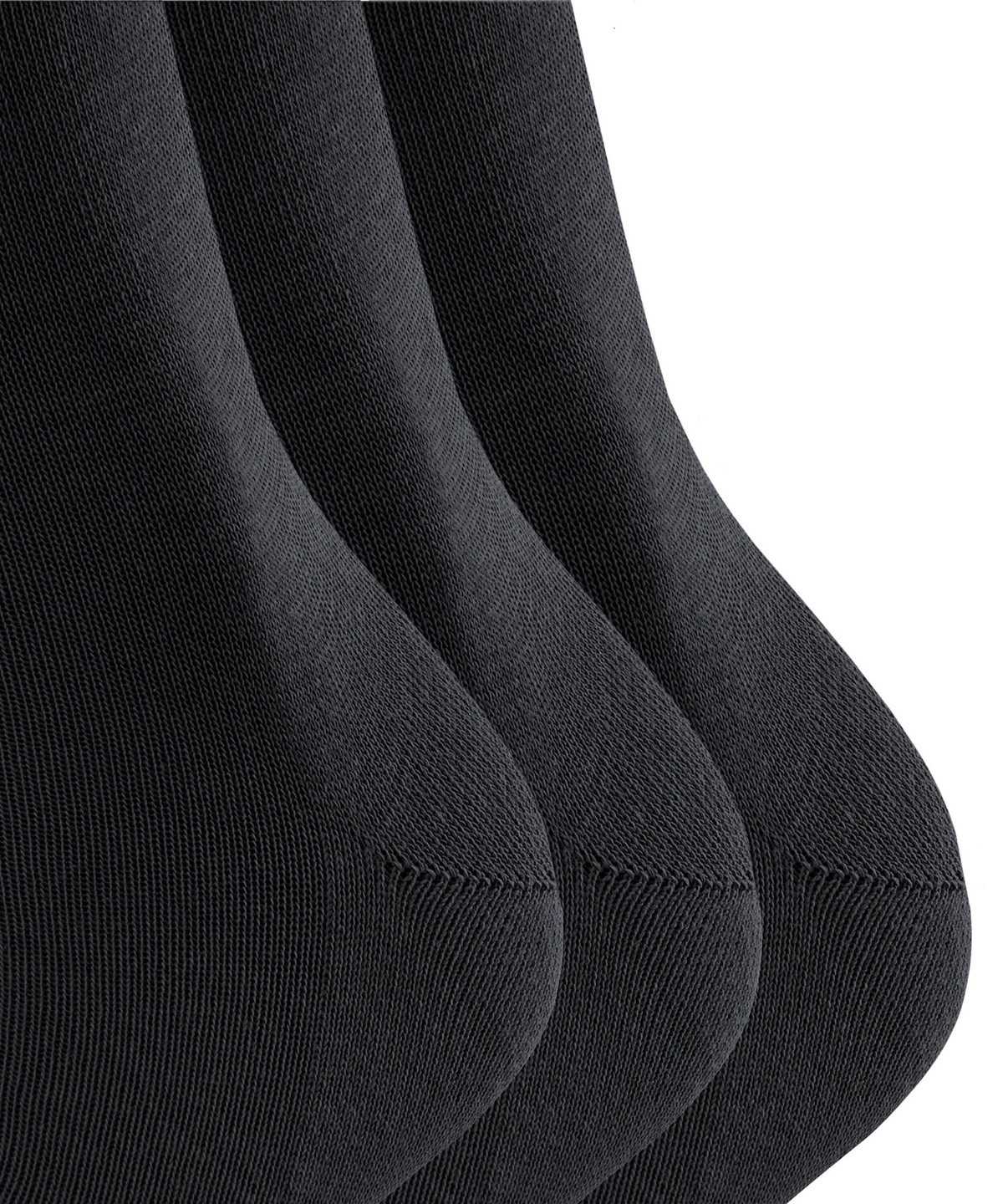 Skarpetki Falke Family 3-Pack Socks Damskie Czarne | XKNTAV-718