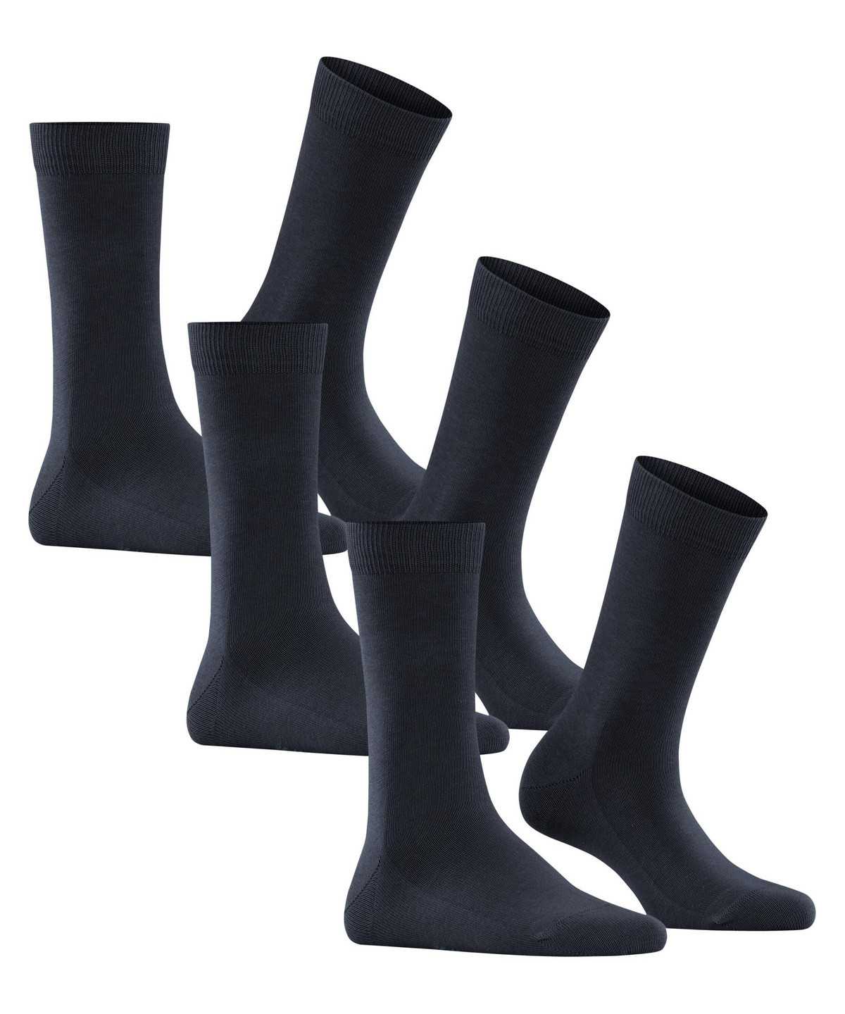 Skarpetki Falke Family 3-Pack Socks Damskie Niebieskie | QJRKPU-629