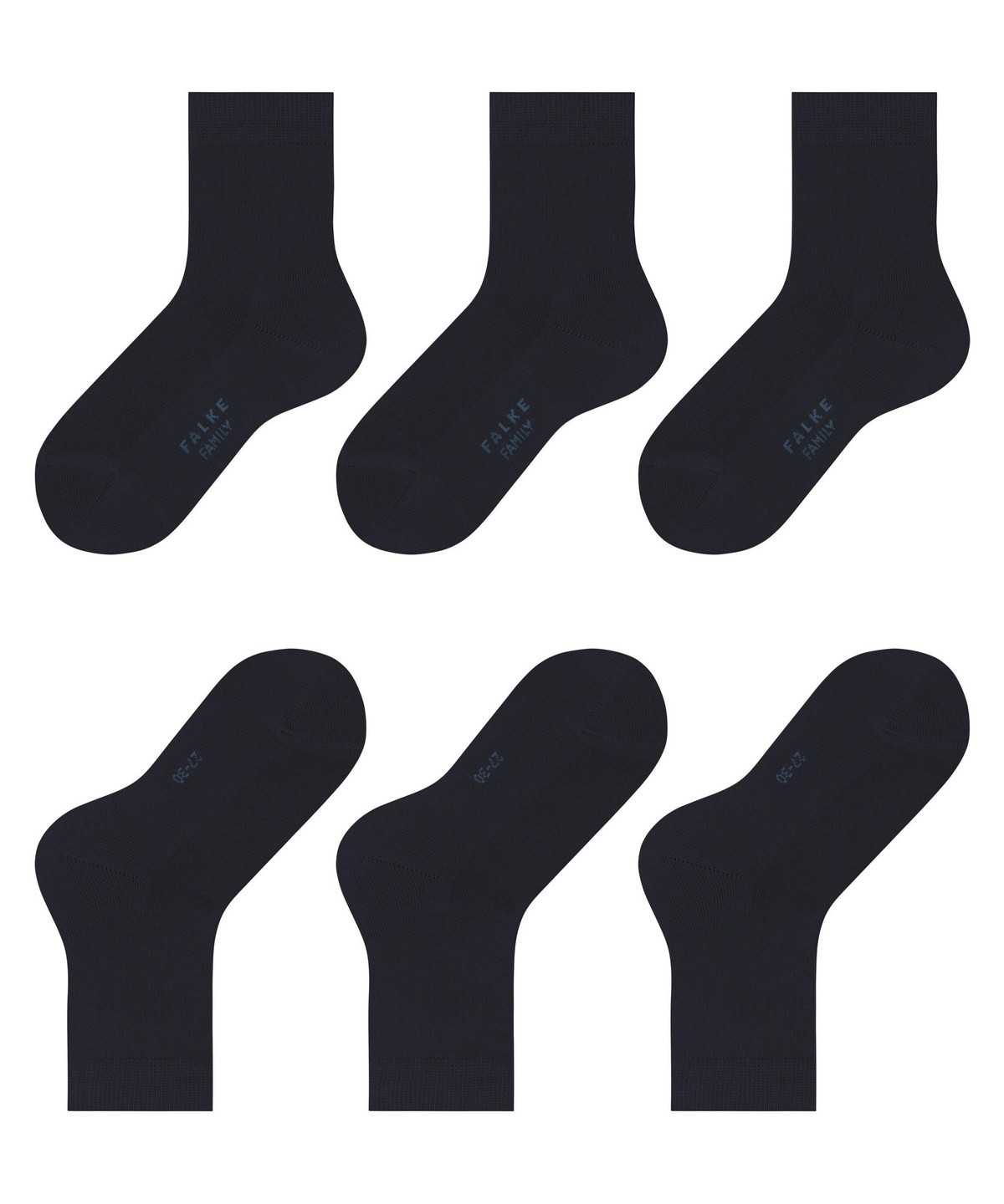 Skarpetki Falke Family 3-Pack Socks Dziecięce Niebieskie | ONZGYS-815