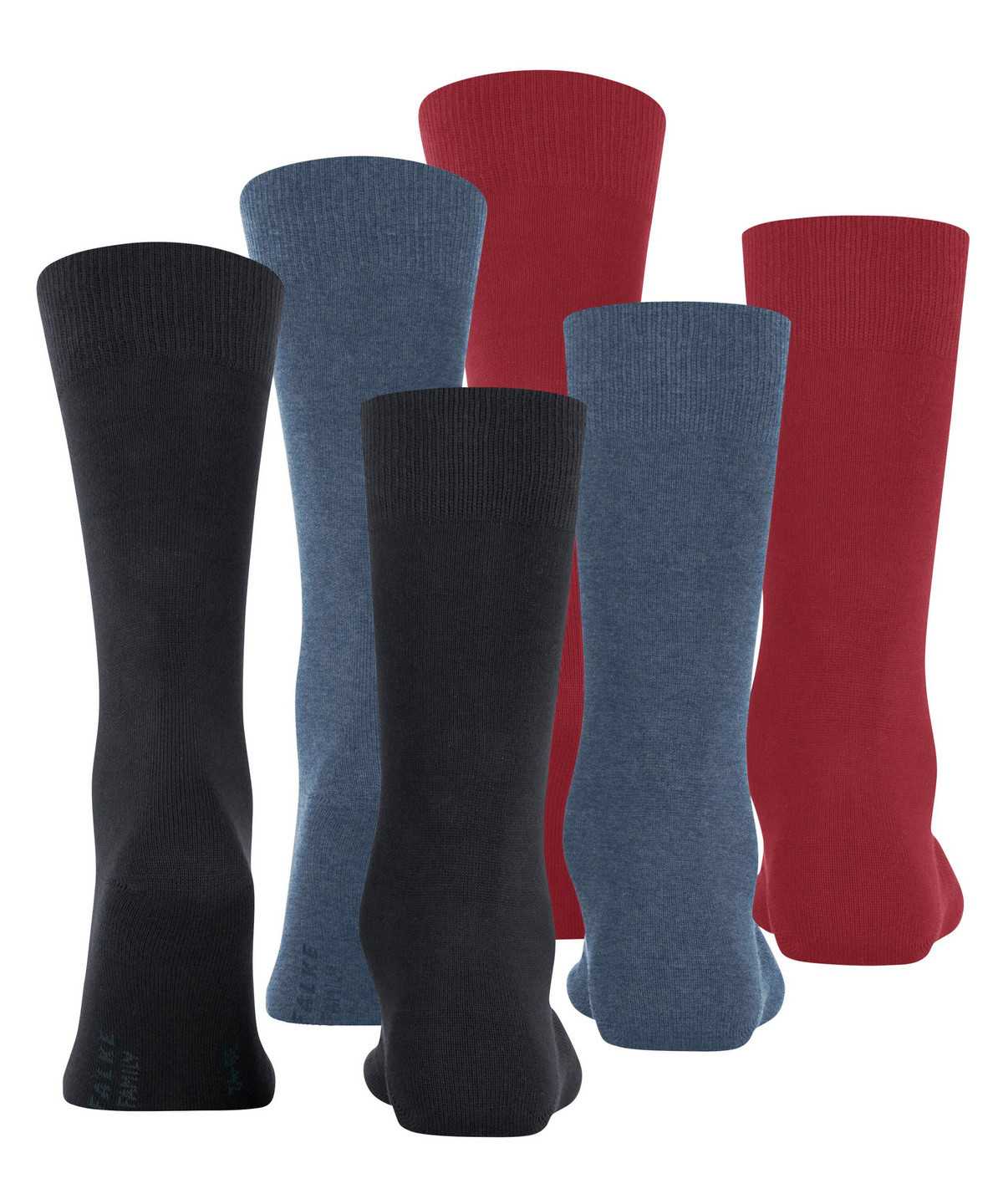 Skarpetki Falke Family 3-Pack Socks Męskie Multicolored | FGDQTP-206