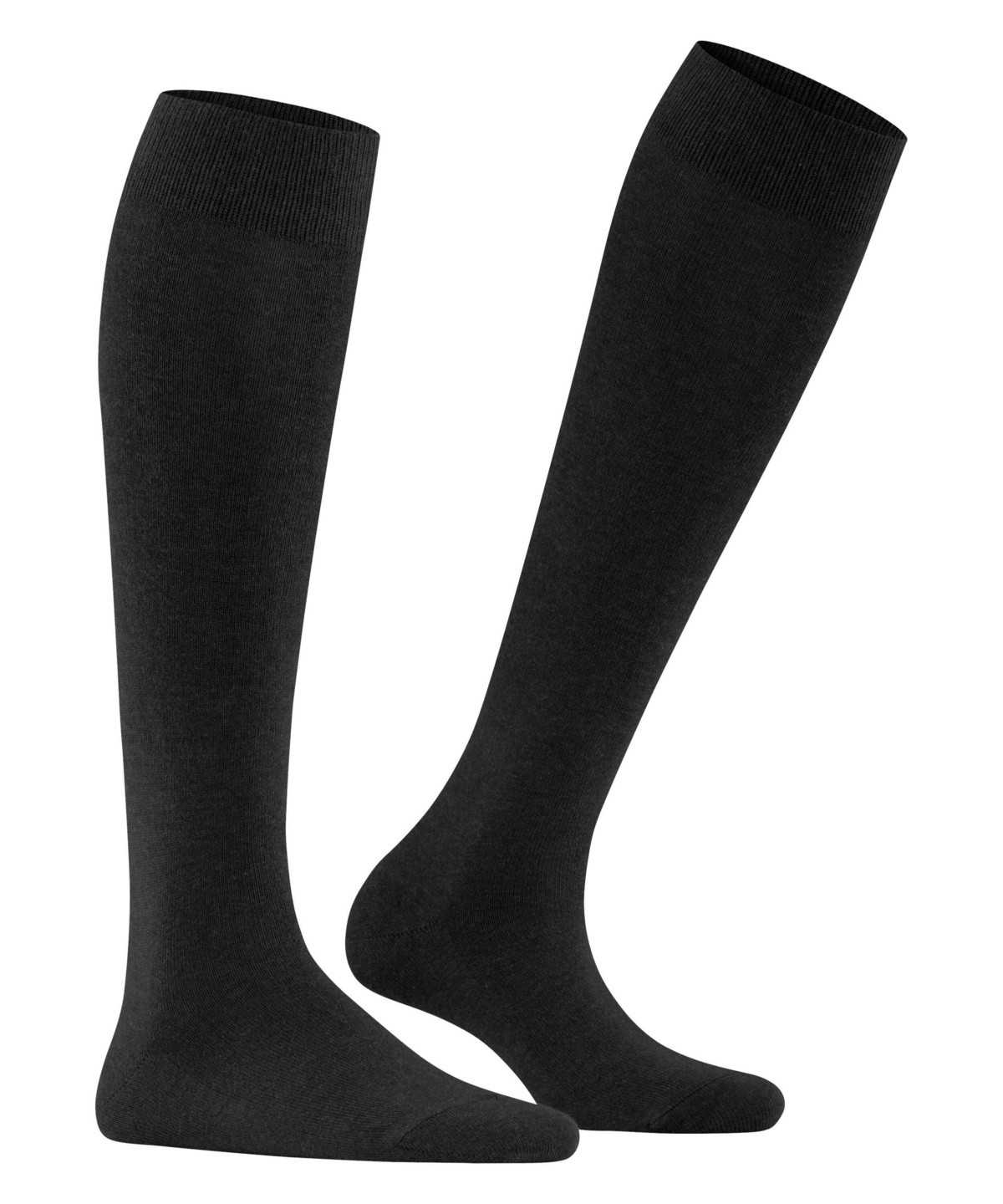 Skarpetki Falke Family Knee-high Socks Damskie Czarne | ULSXQD-791