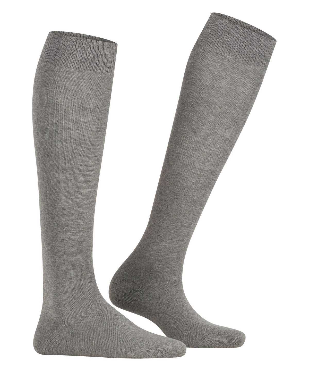 Skarpetki Falke Family Knee-high Socks Damskie Szare | YEAKOM-524