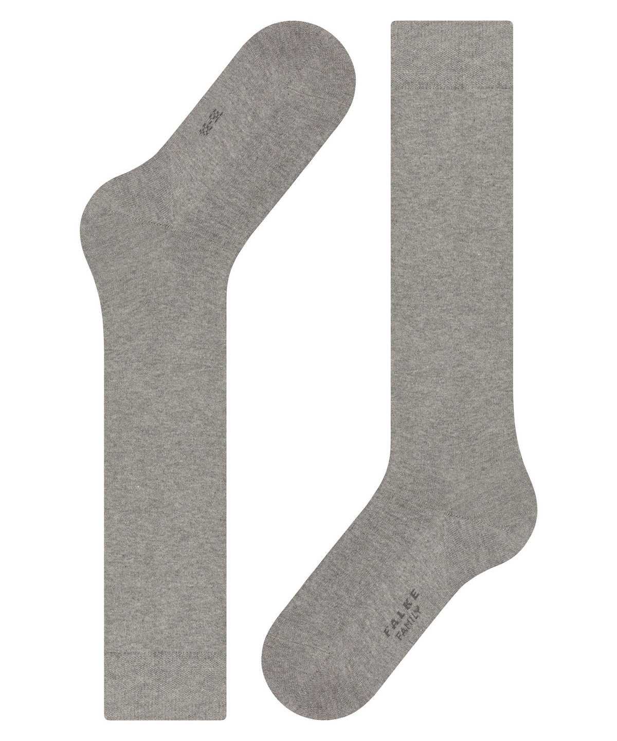 Skarpetki Falke Family Knee-high Socks Damskie Szare | YEAKOM-524