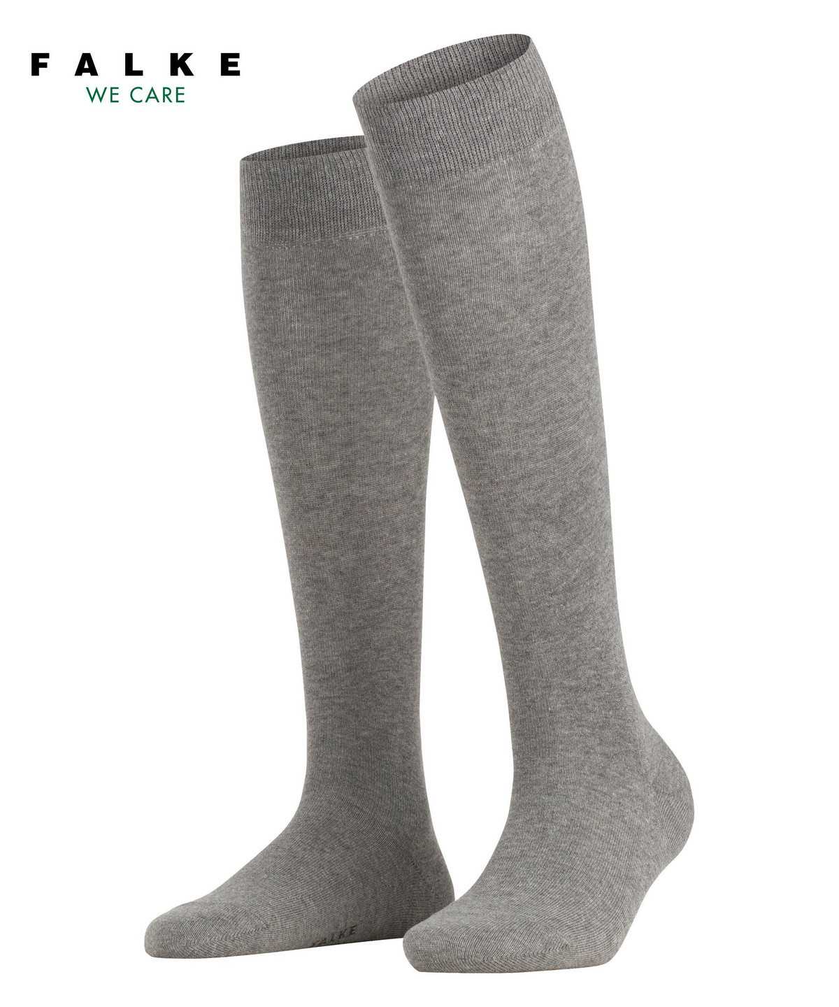 Skarpetki Falke Family Knee-high Socks Damskie Szare | YEAKOM-524