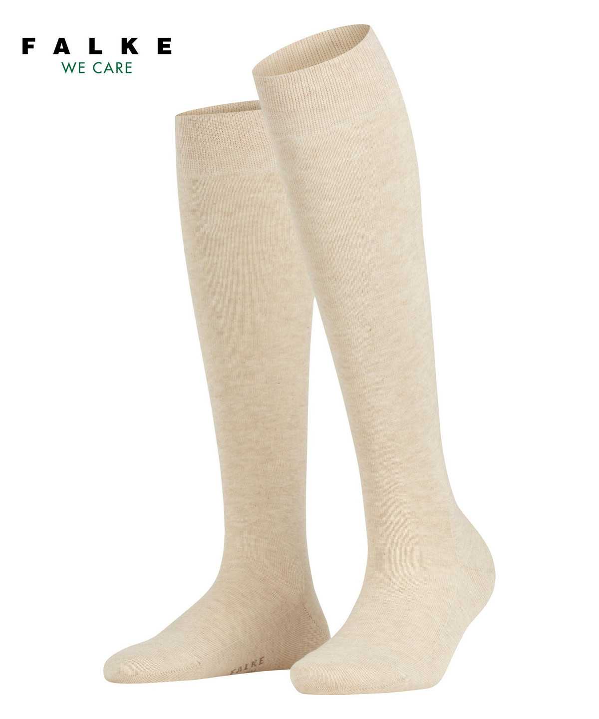 Skarpetki Falke Family Knee-high Socks Damskie Beżowe | TMXJWQ-782