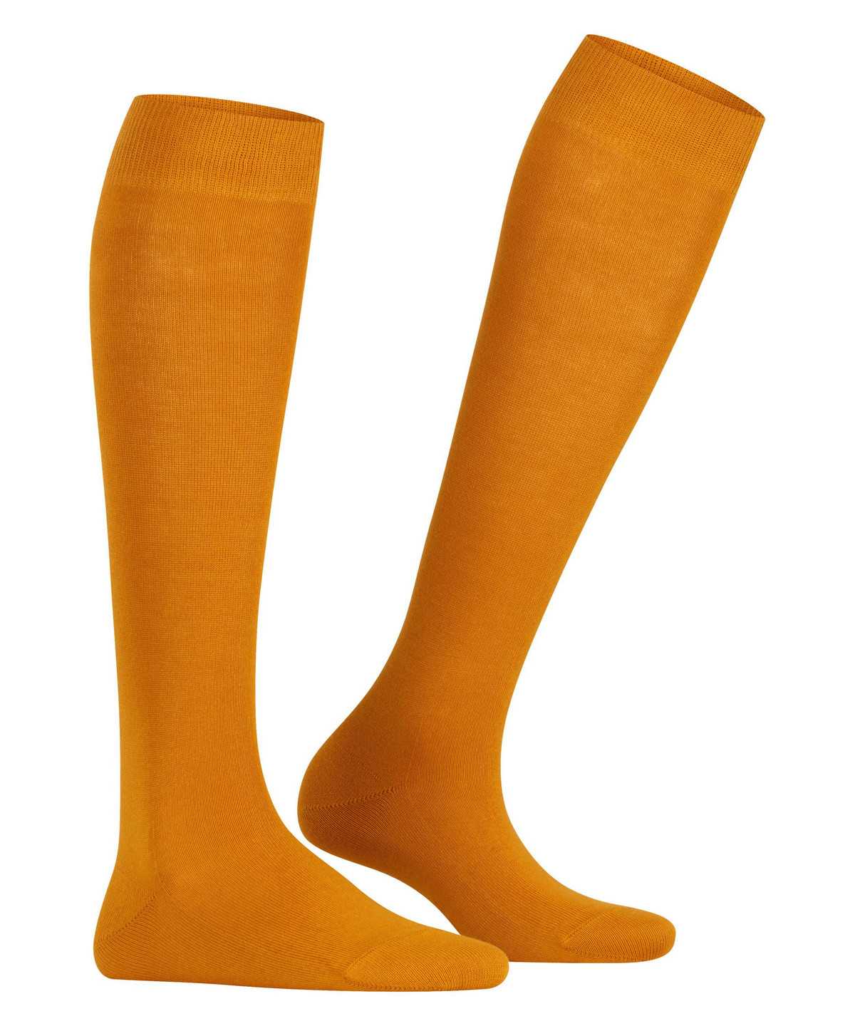 Skarpetki Falke Family Knee-high Socks Damskie Żółte | ZXWGNV-152