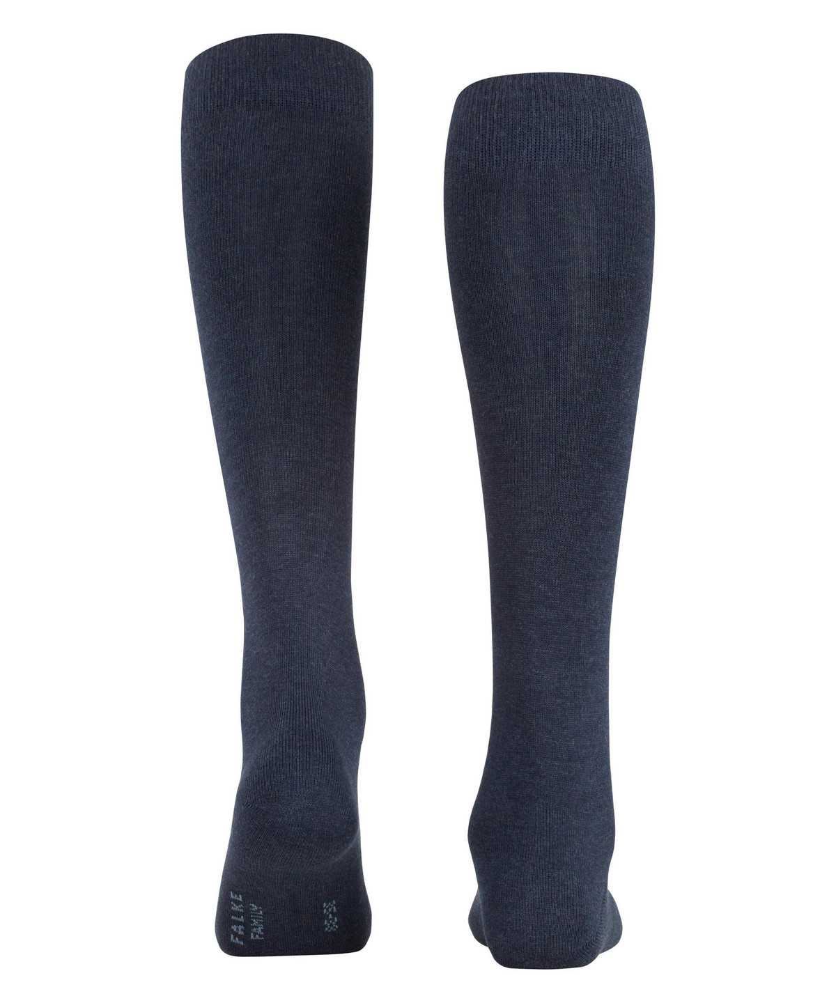 Skarpetki Falke Family Knee-high Socks Damskie Niebieskie | JLQMPR-610