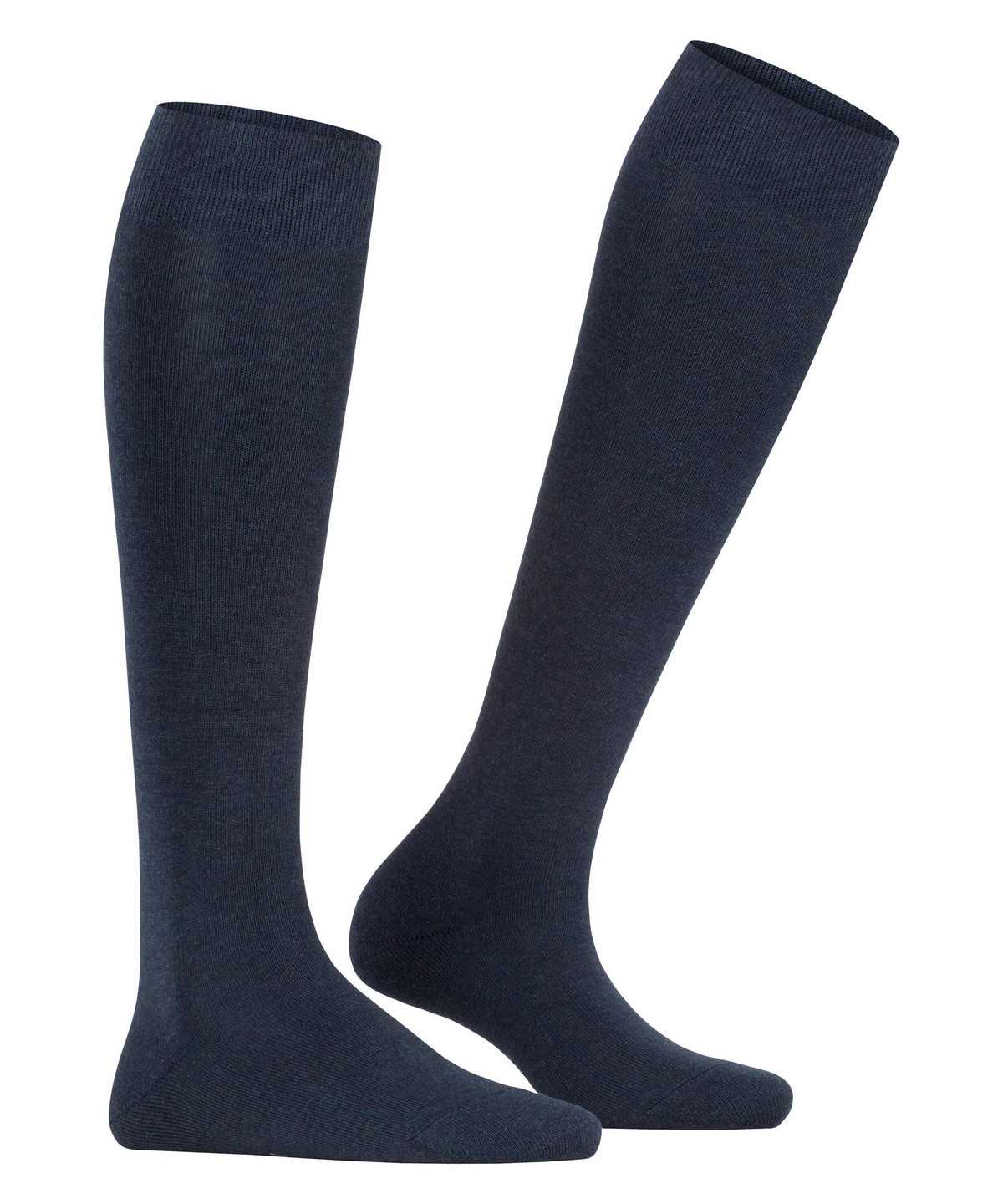 Skarpetki Falke Family Knee-high Socks Damskie Niebieskie | JLQMPR-610