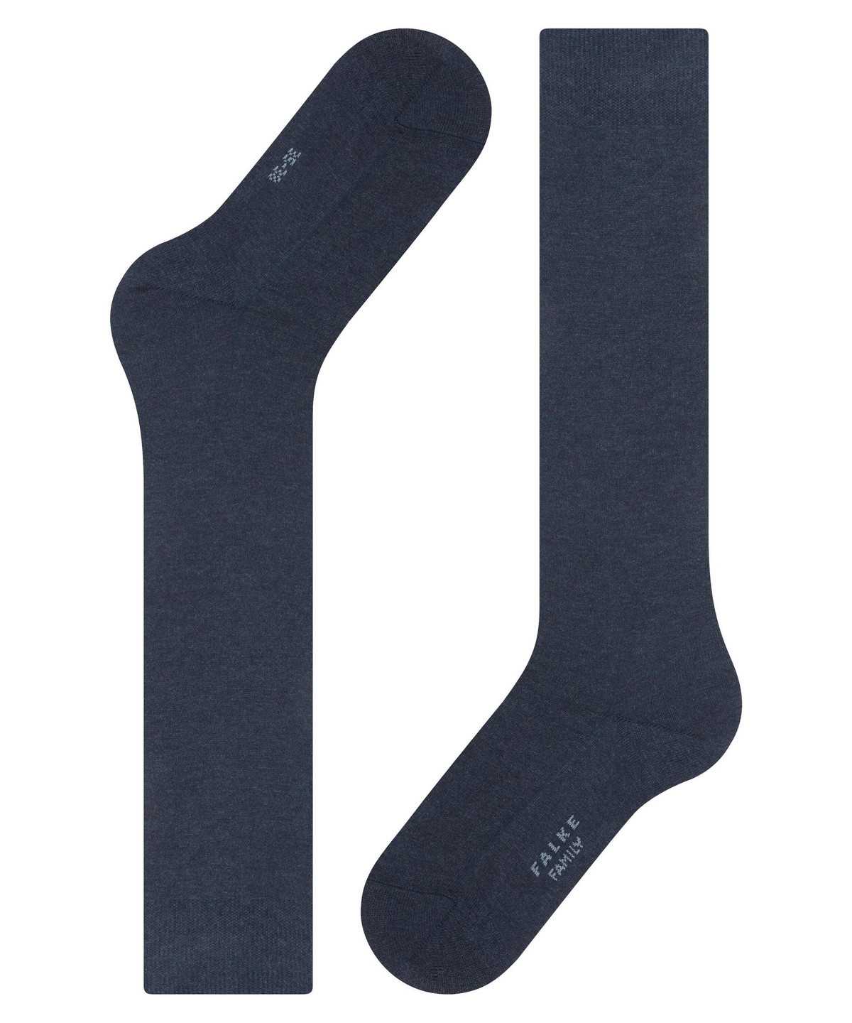 Skarpetki Falke Family Knee-high Socks Damskie Niebieskie | JLQMPR-610